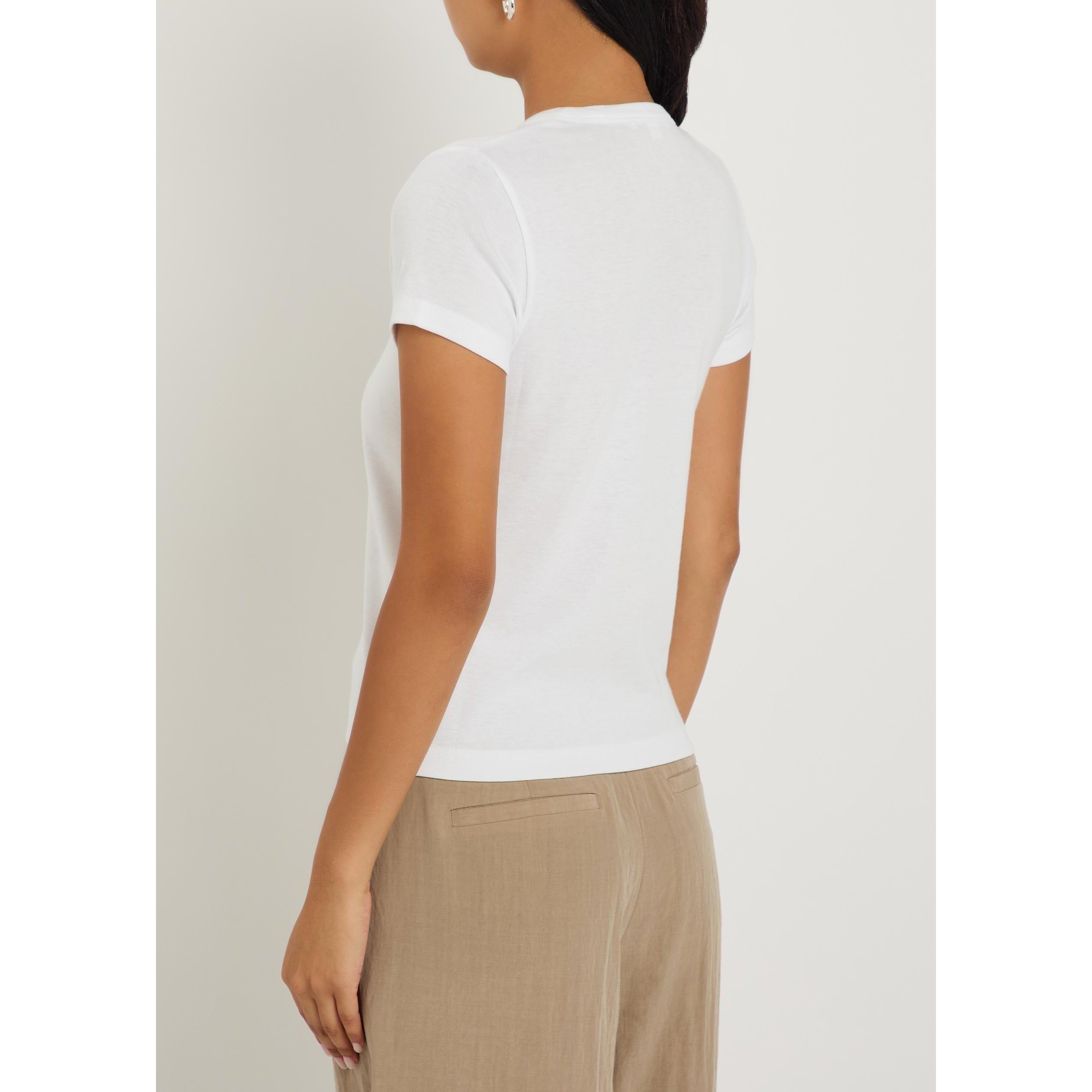 WHITE - Vince - T SHRUNKEN 90S TEE - 3