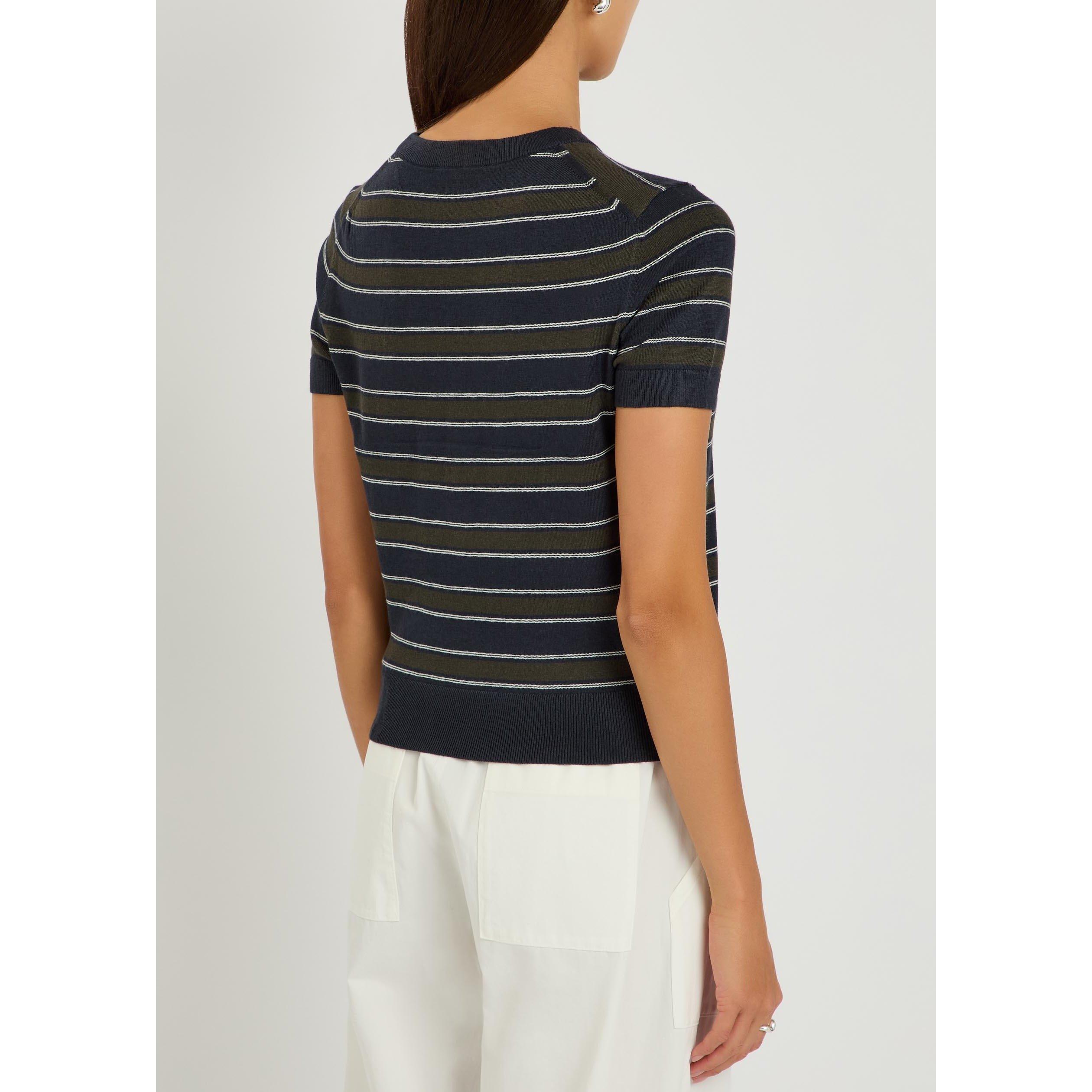 STRIPE - Vince - T STRIPED CASH BLEND TEE - 3