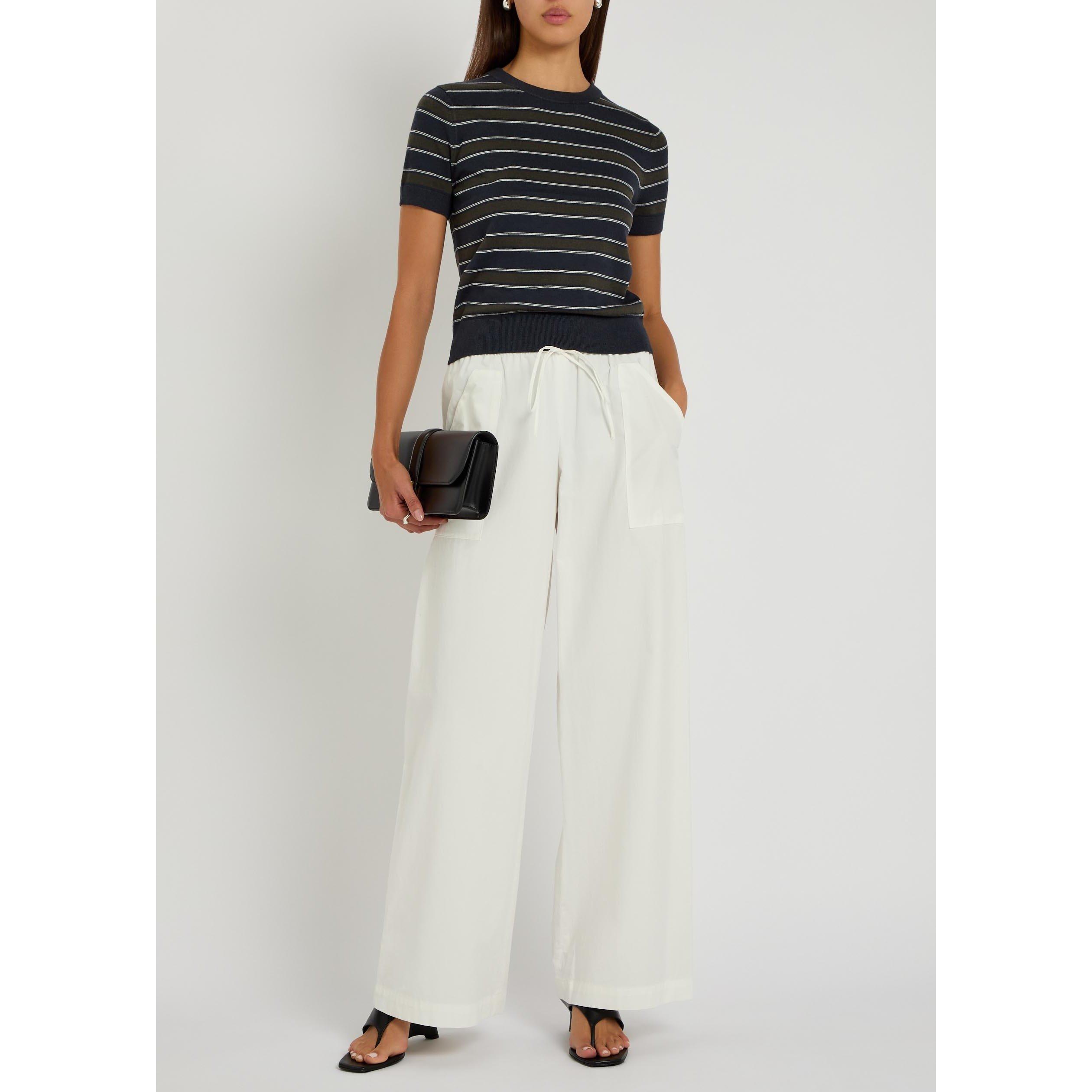 STRIPE - Vince - T STRIPED CASH BLEND TEE - 5