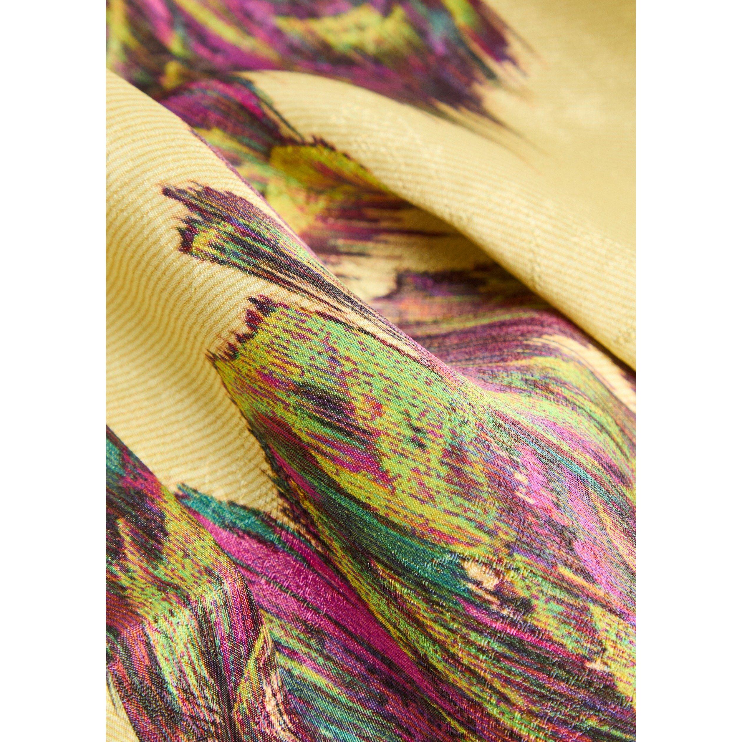MULTICOLOURED - Alemais - Women's Jerry Floral Jacquard Midi Dress - 4