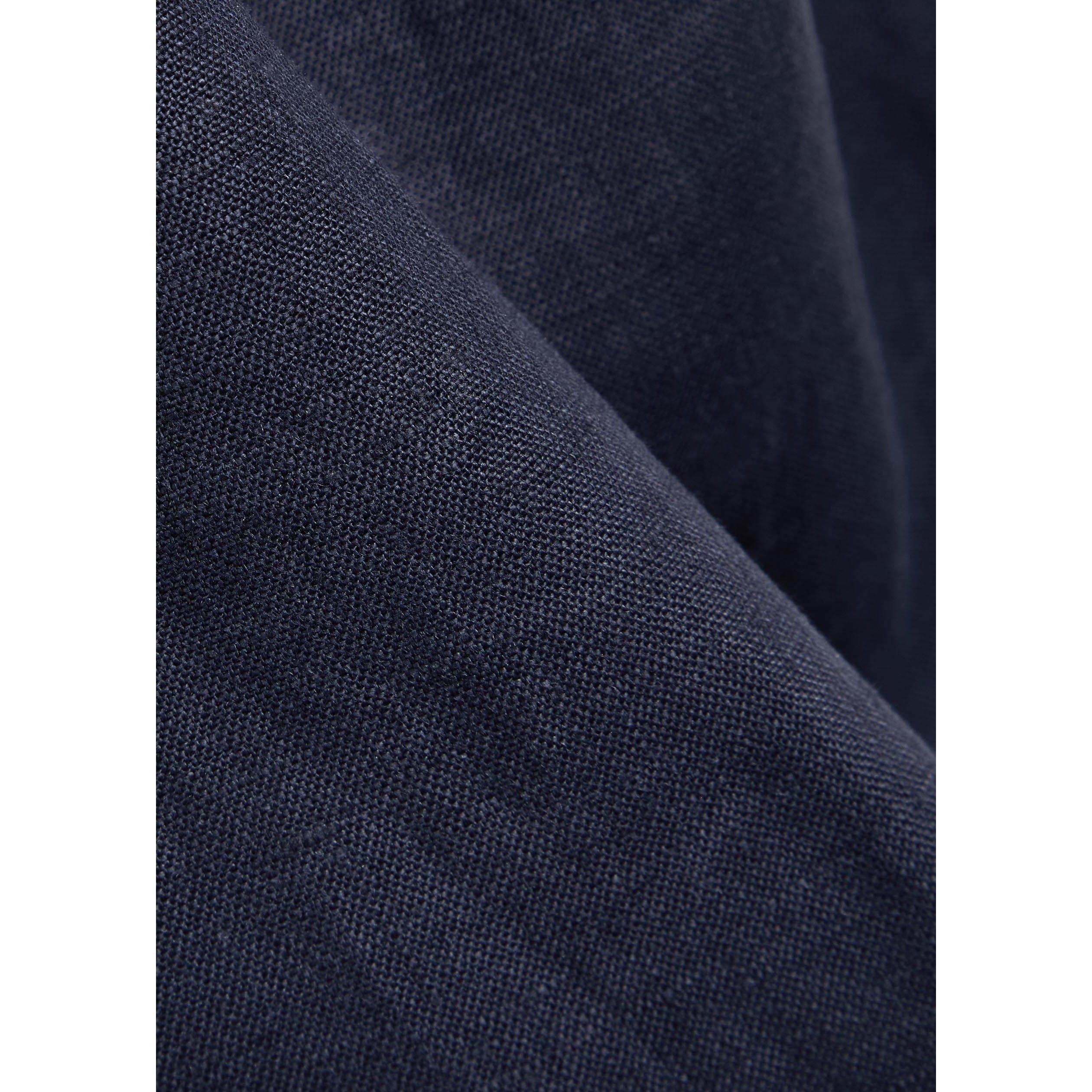 NAVY - Faithfull The Brand - Women's Adalee Linen Midi A Line Dress - 4
