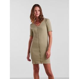 Pieces Nukisa V Neck Mini Dress