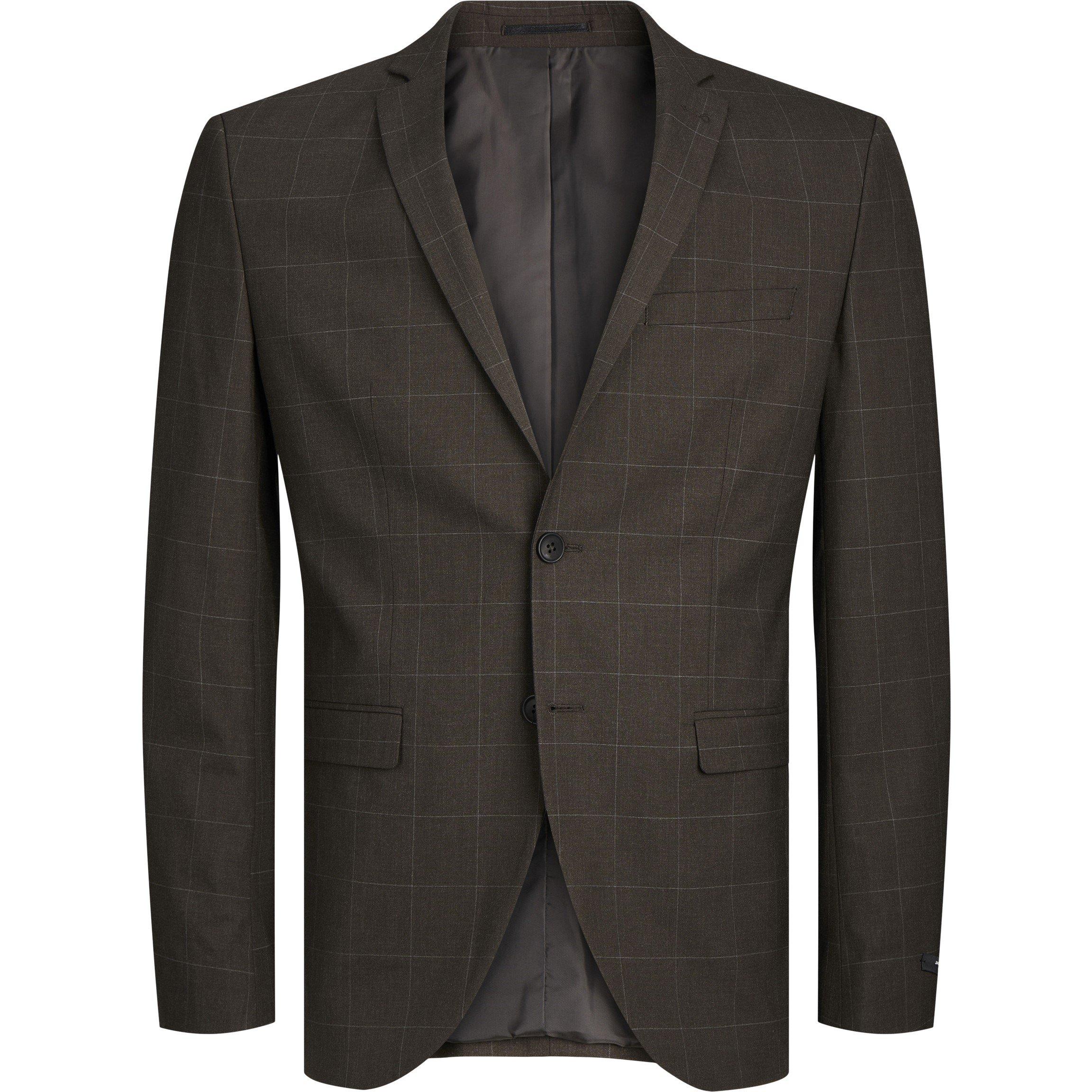 Čokoladna torta - Jack and Jones - Men's Chequered Structured Blazer - 7