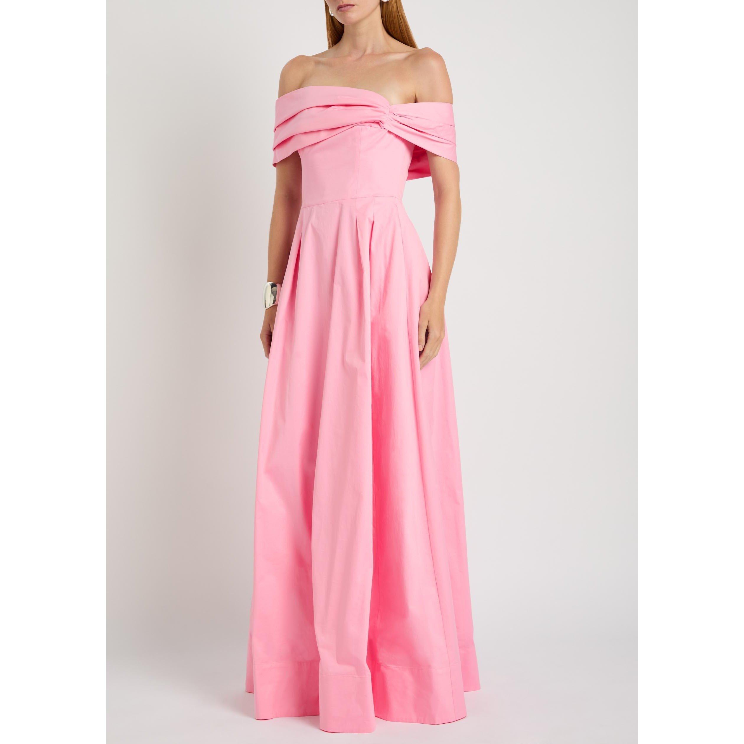 PINK - Rebecca Vallance - Women's Dianthe Maxi Cotton Dress - 2