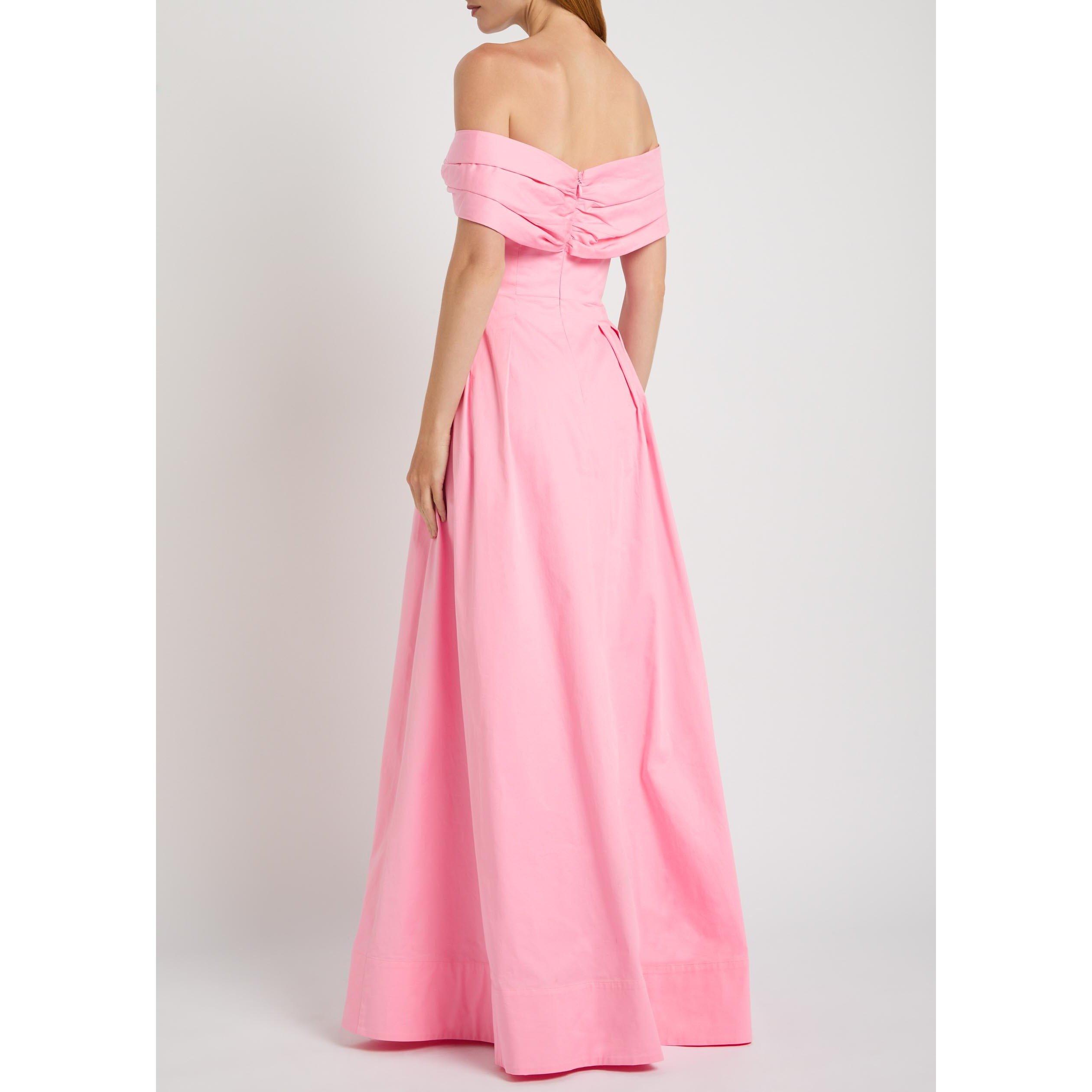 PINK - Rebecca Vallance - Women's Dianthe Maxi Cotton Dress - 3
