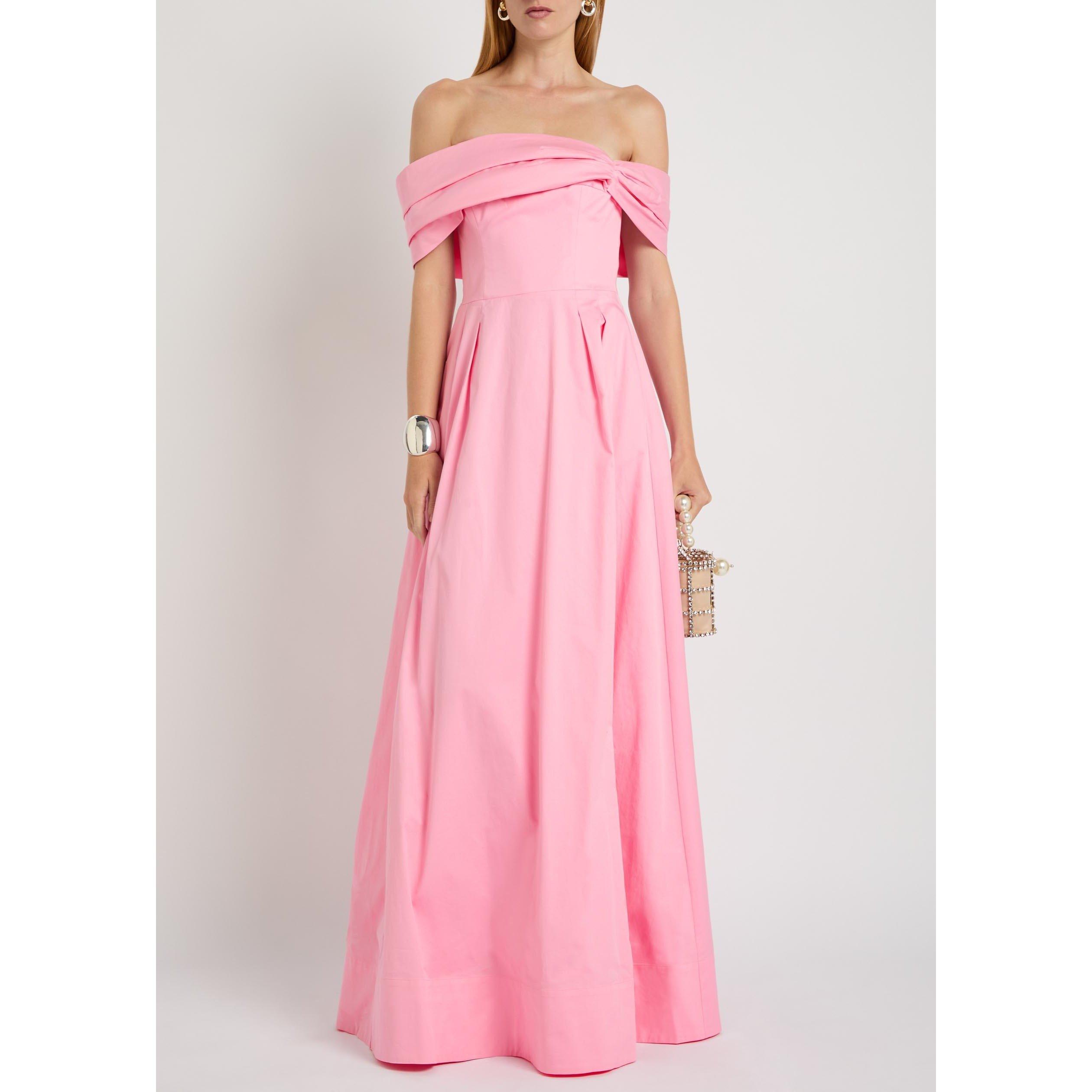 PINK - Rebecca Vallance - Women's Dianthe Maxi Cotton Dress - 5
