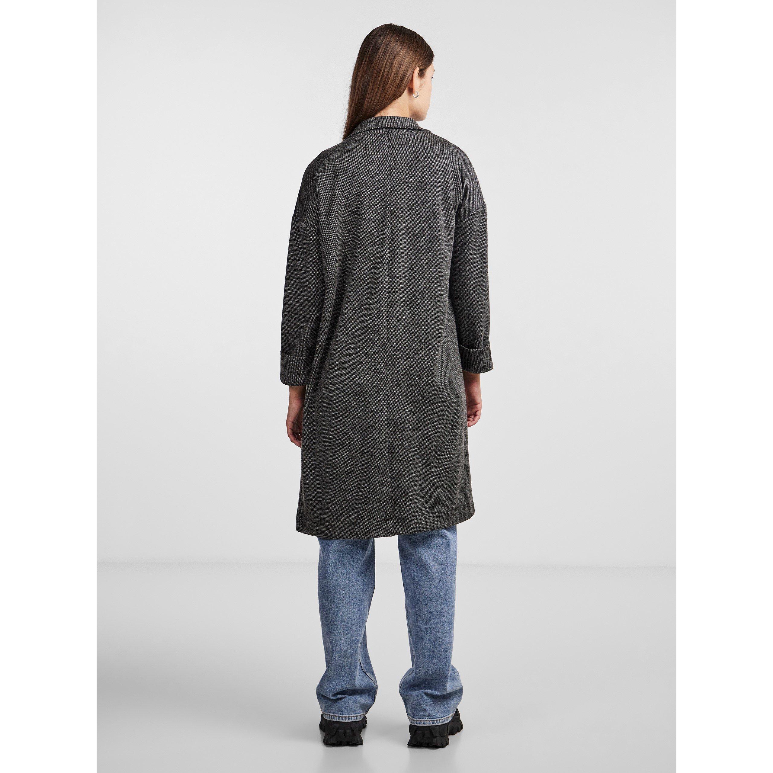 Dark Grey - Pieces - Women's Coatigan - 3