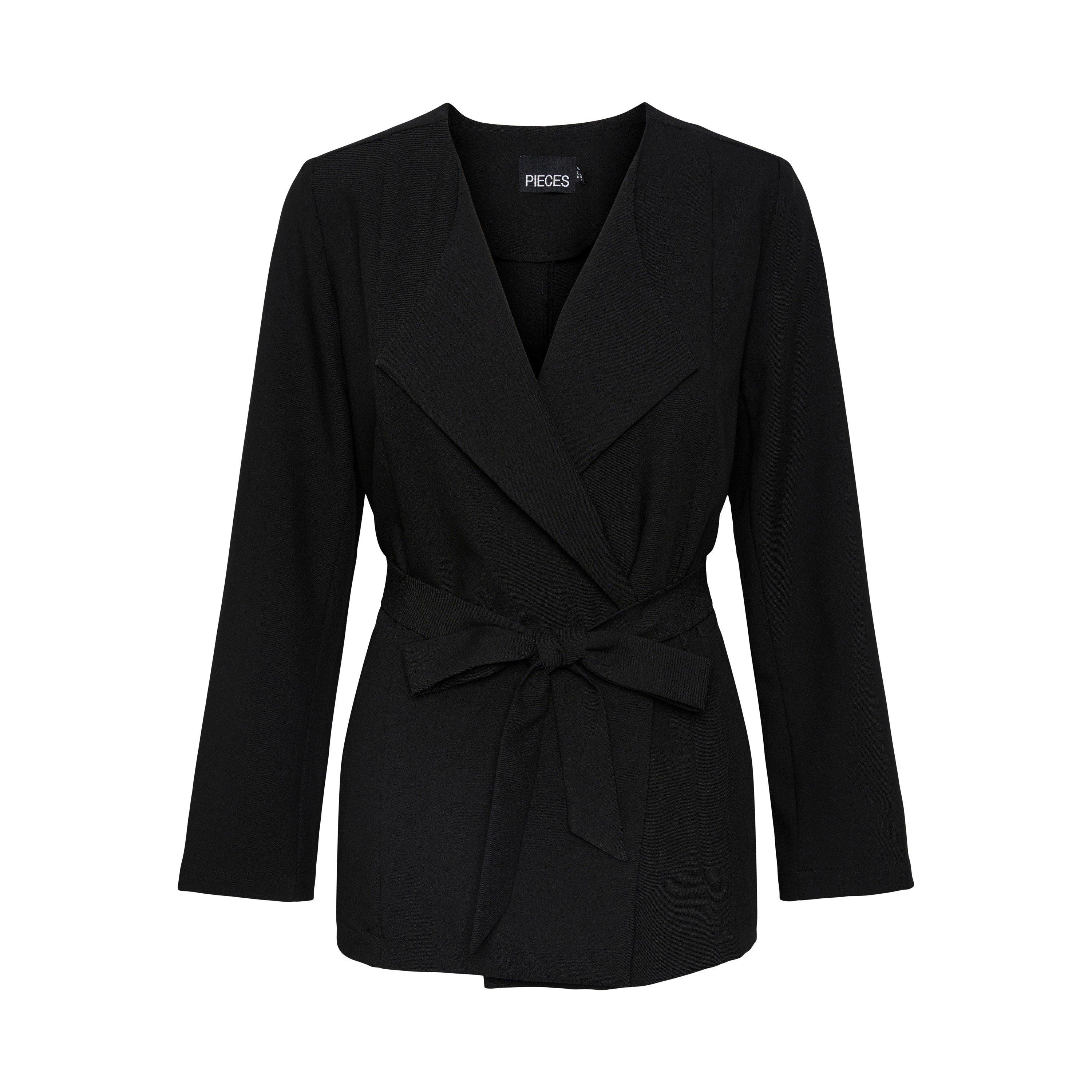 Schwarz - Pieces - Women's Tailored Structured Blazer - 5