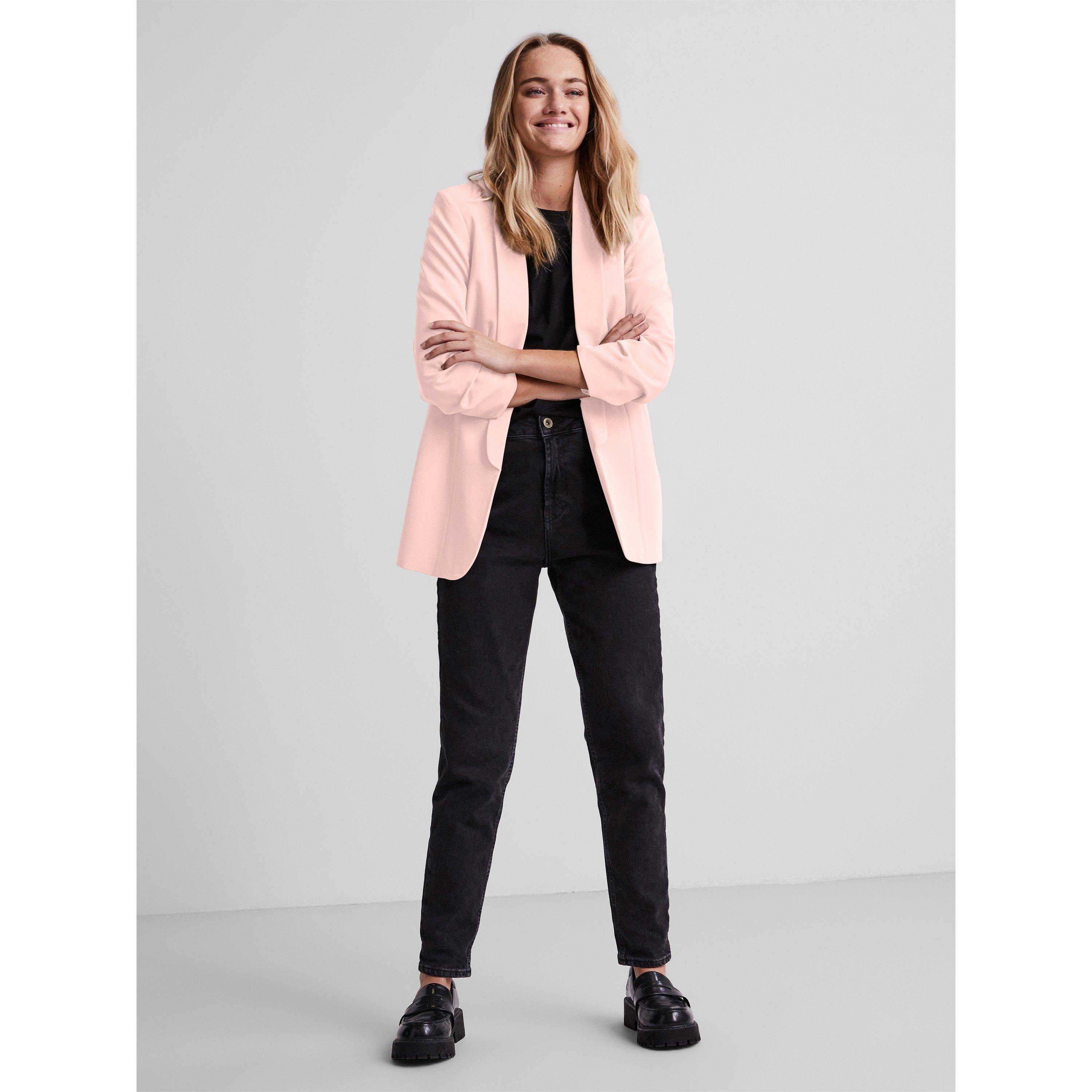 Misty Rose - Pieces - Women's Tailored Structured Blazer - 2