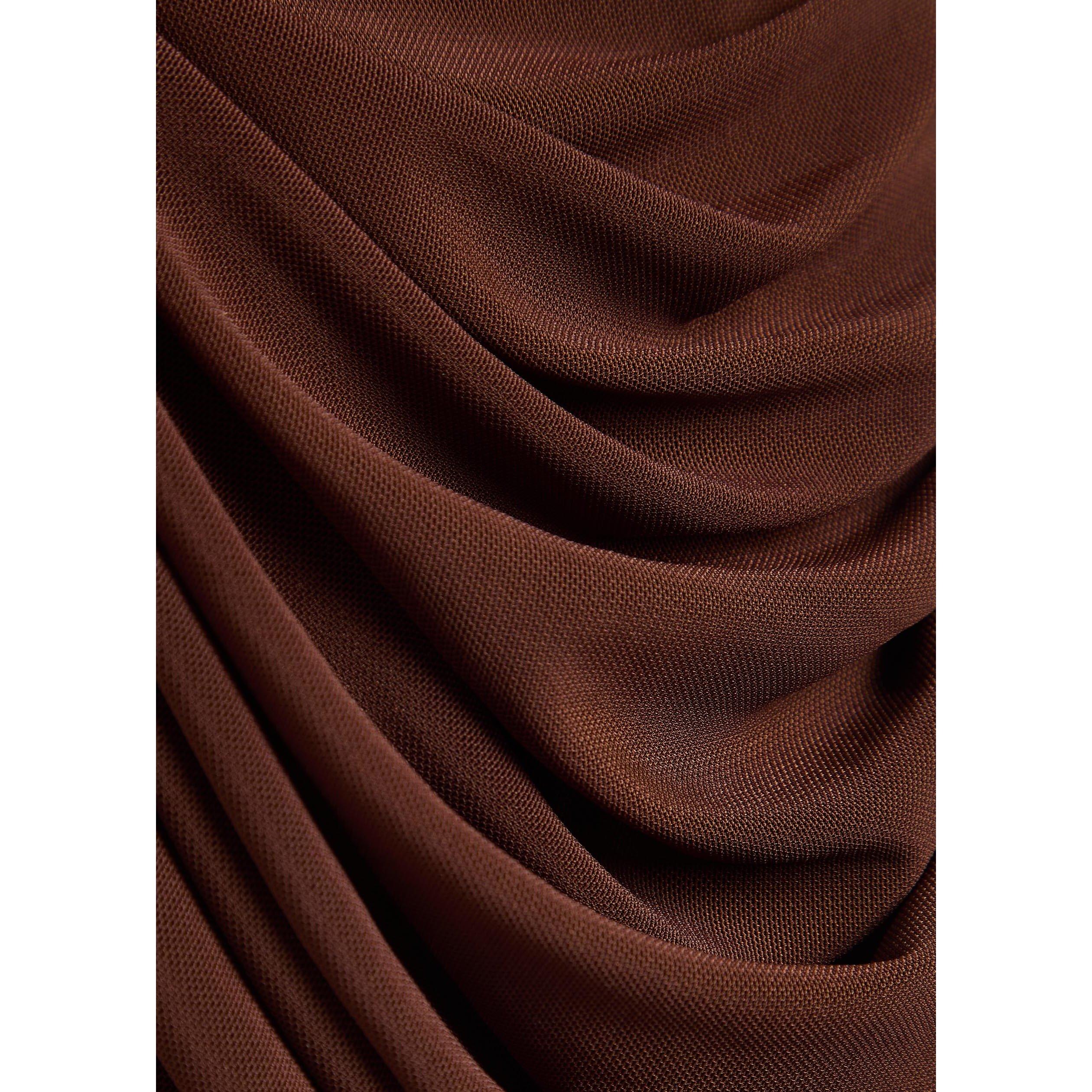DARK BROWN - Unknown - Women's Oakland Slim-Fit Maxi Dress - 4