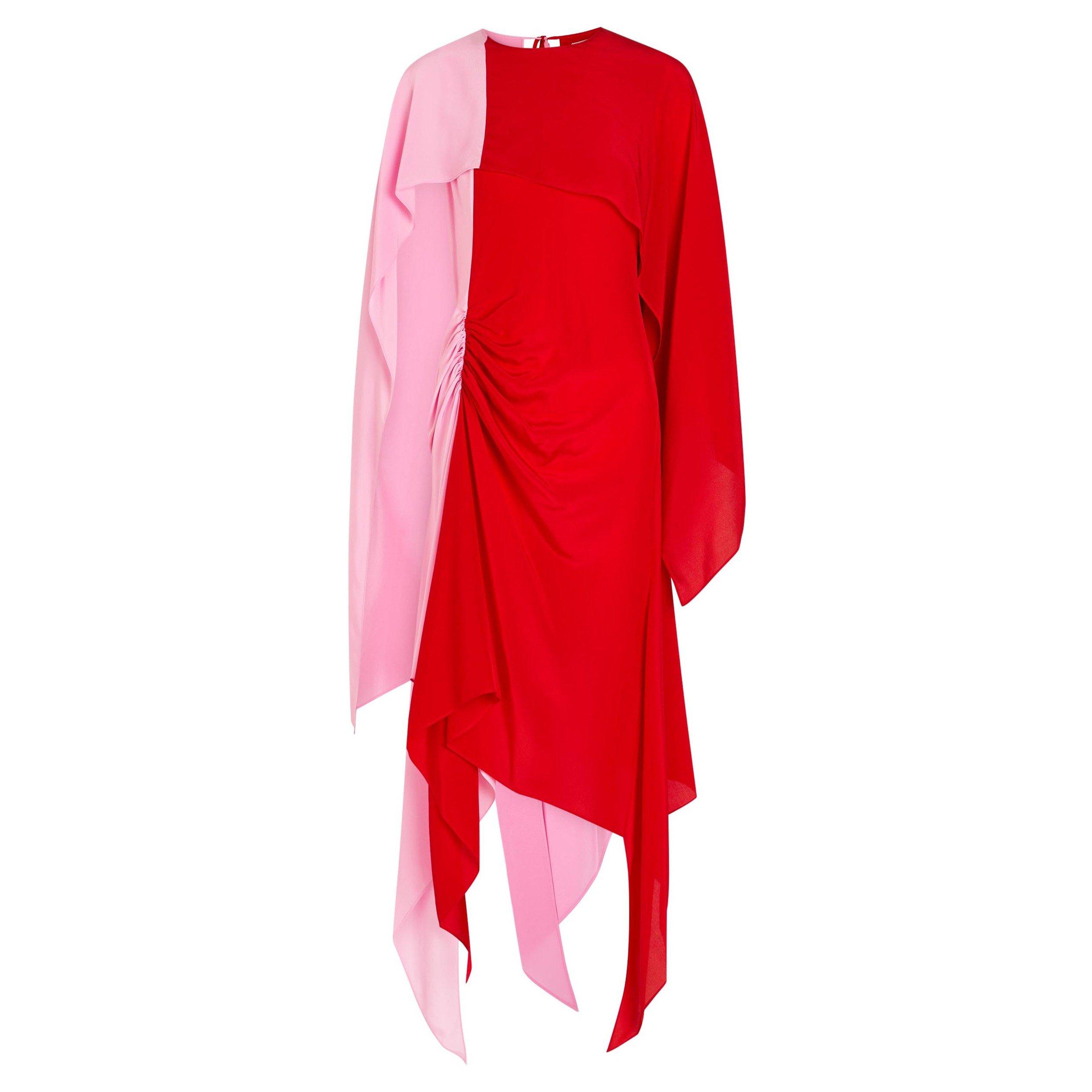 RED AND OTHER - JW Anderson - Women's Cape Silk Maxi Dress - 1