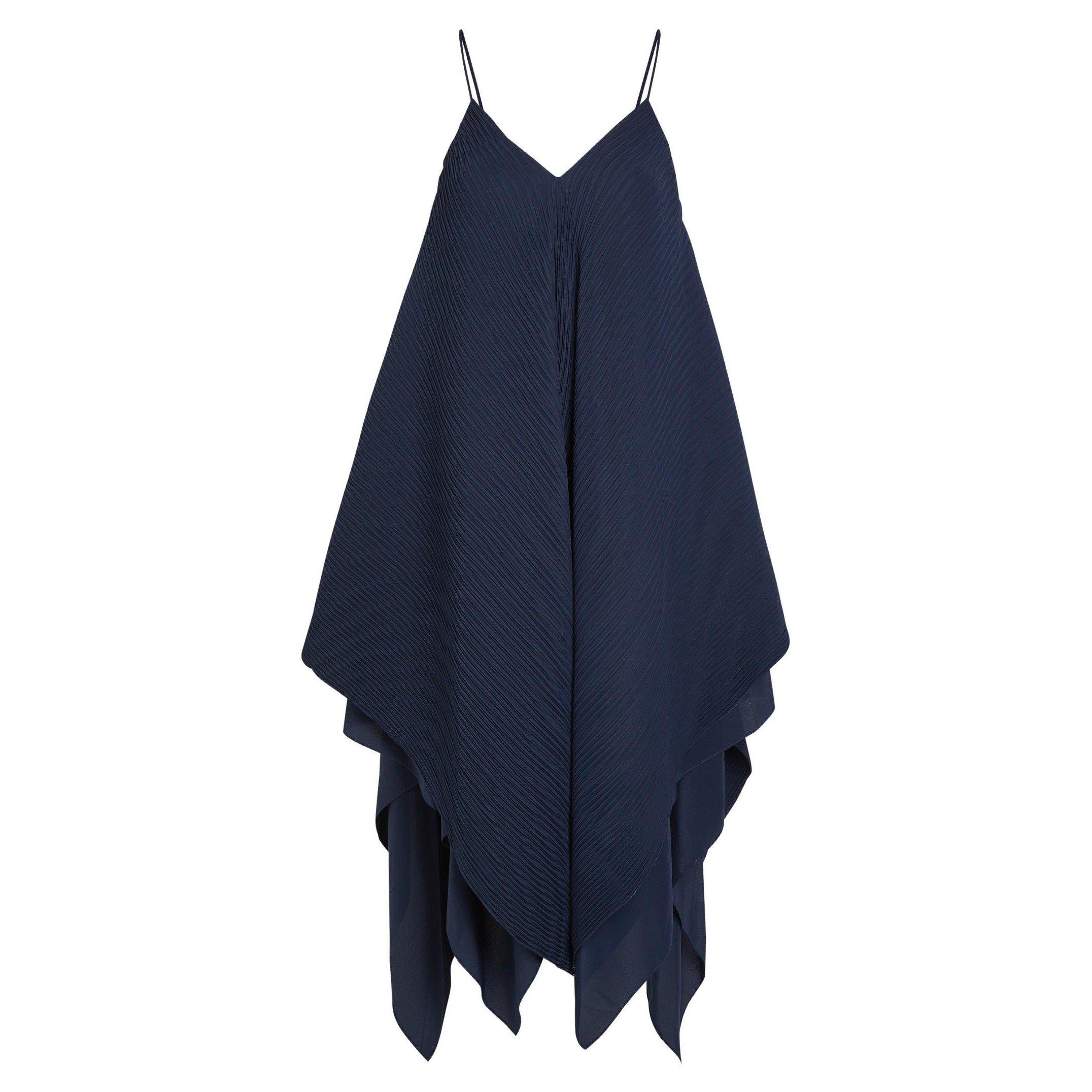 NAVY - JW Anderson - Women's Pleated V-Neck Slip Dress - 1