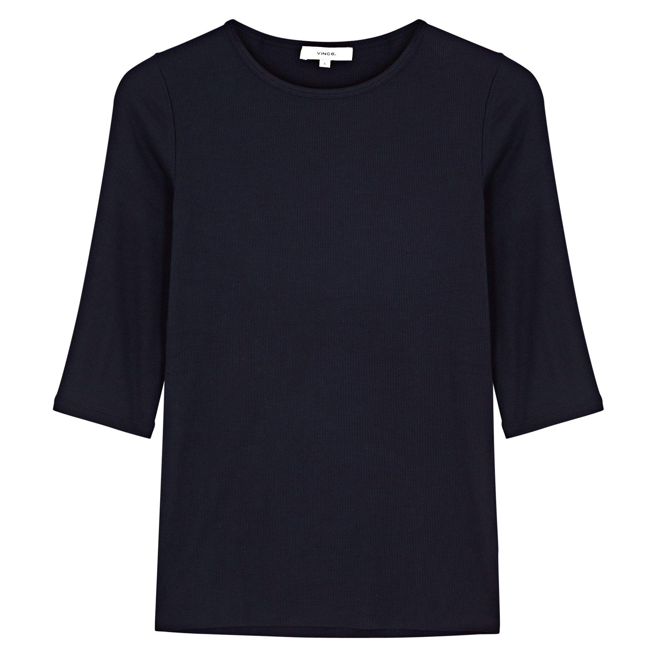 NAVY - Vince - T SS ELBOW SLV CREW TSHIR