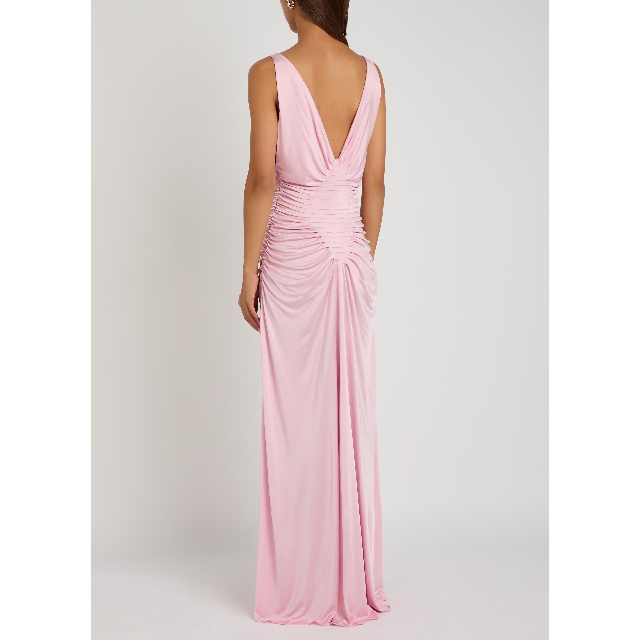 PINK - Versace - GOWN RESPONSIBLE VISCOSE LIQUI - 3
