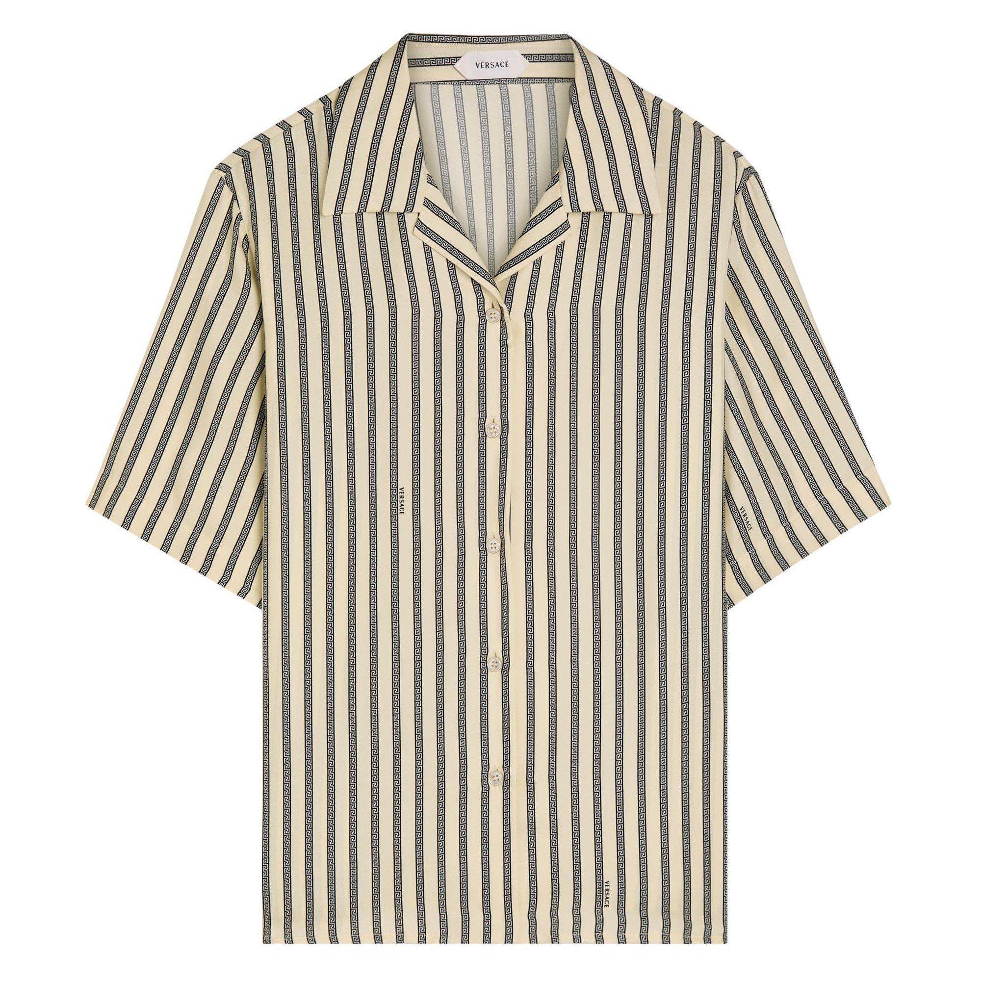 Versace INFORMAL SHIRT SILK TWILL PRIN