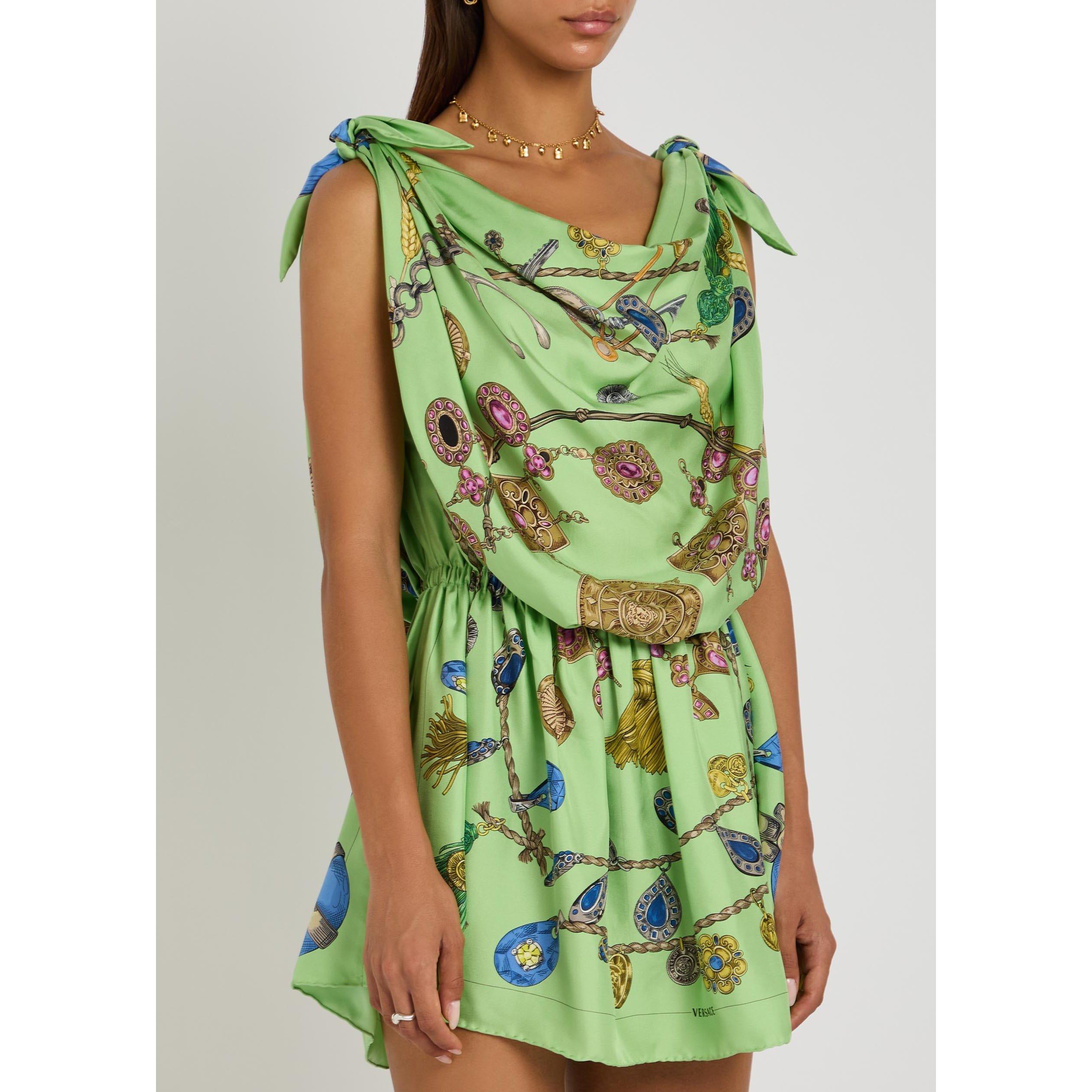 BLACK AND OTHER - Versace - DRESS FOULARD  FINISHED 90X 90 - 2