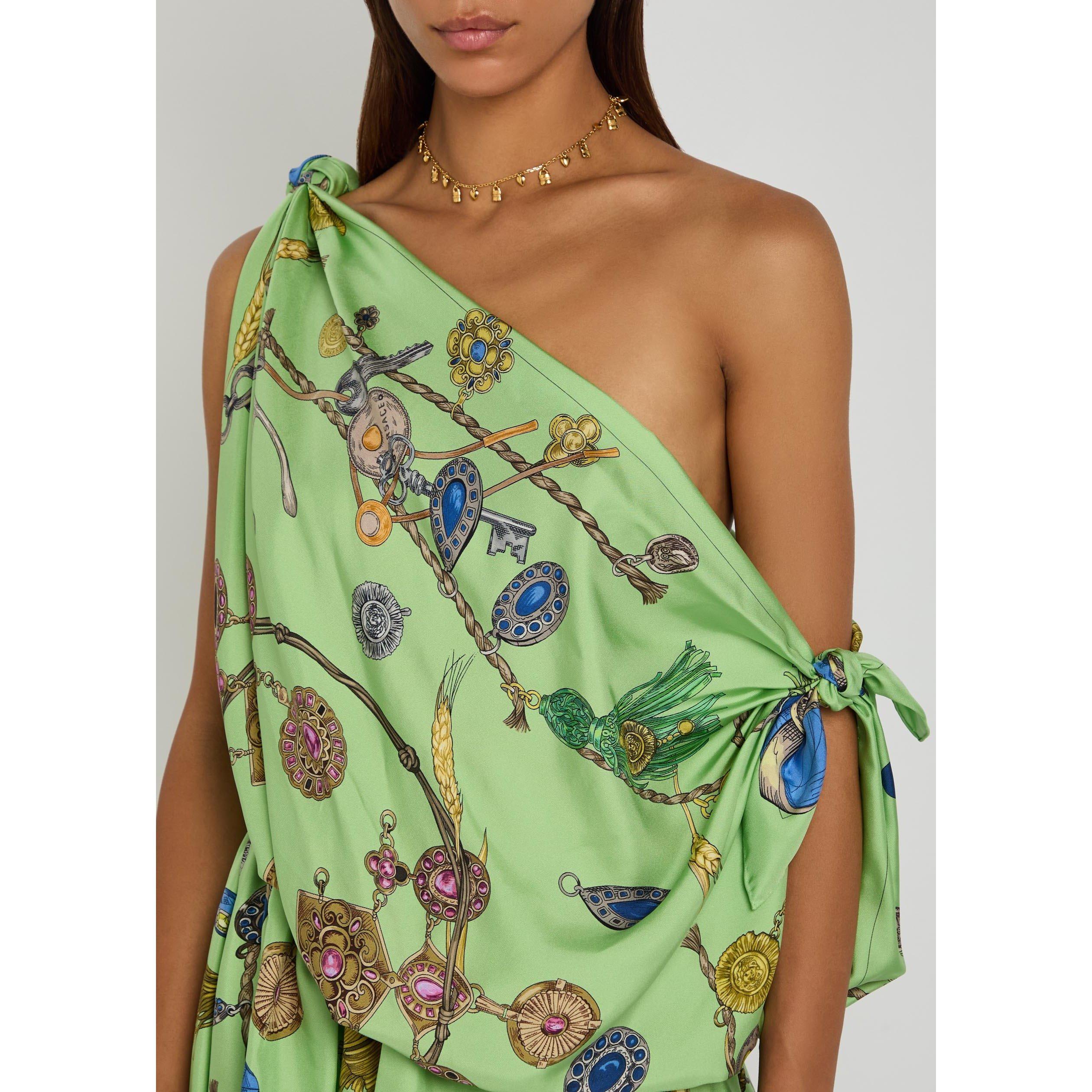 BLACK AND OTHER - Versace - DRESS FOULARD  FINISHED 90X 90 - 4
