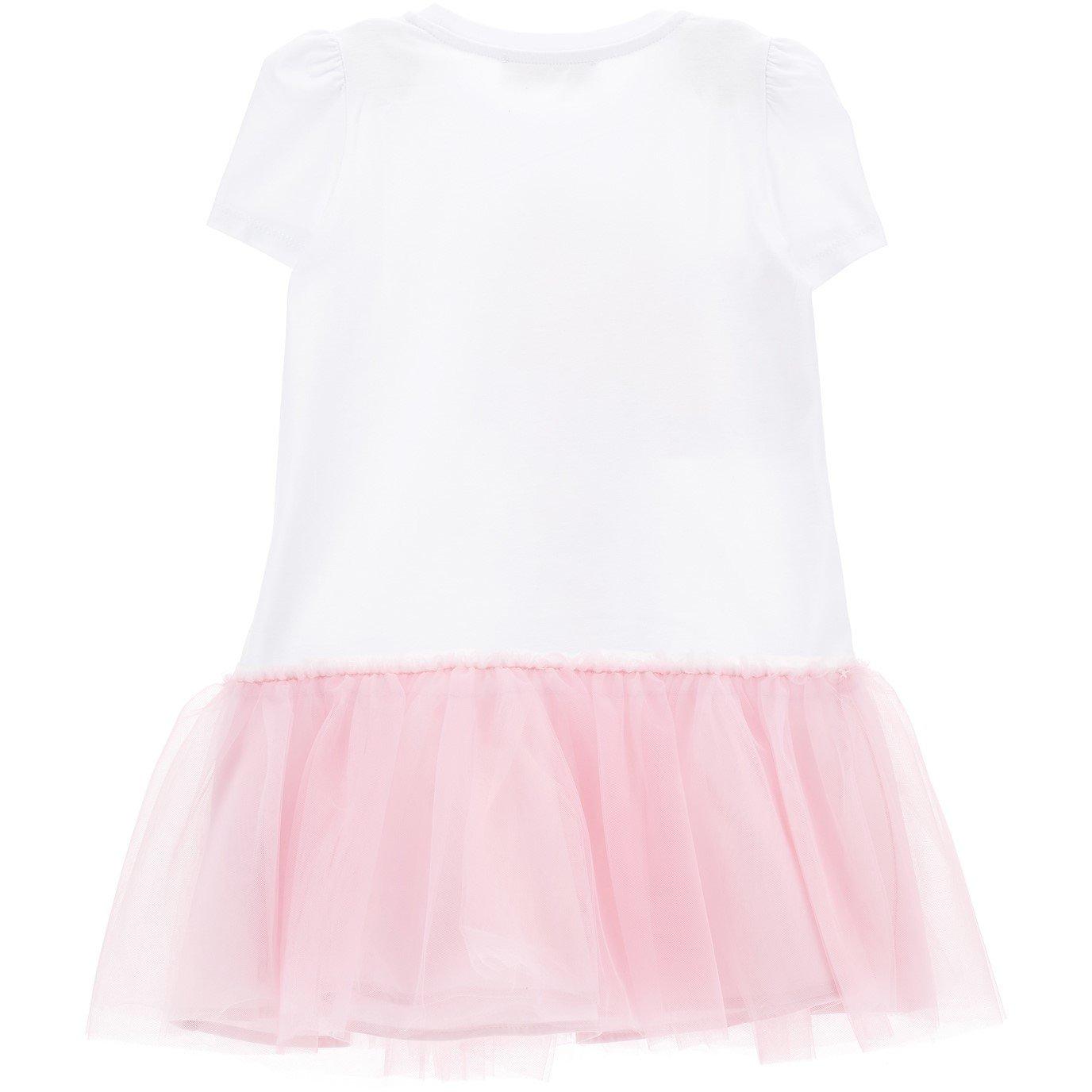 Wht/Rose 9990 - Monnalisa - Kids' MonLisa Jersey Dress - 3