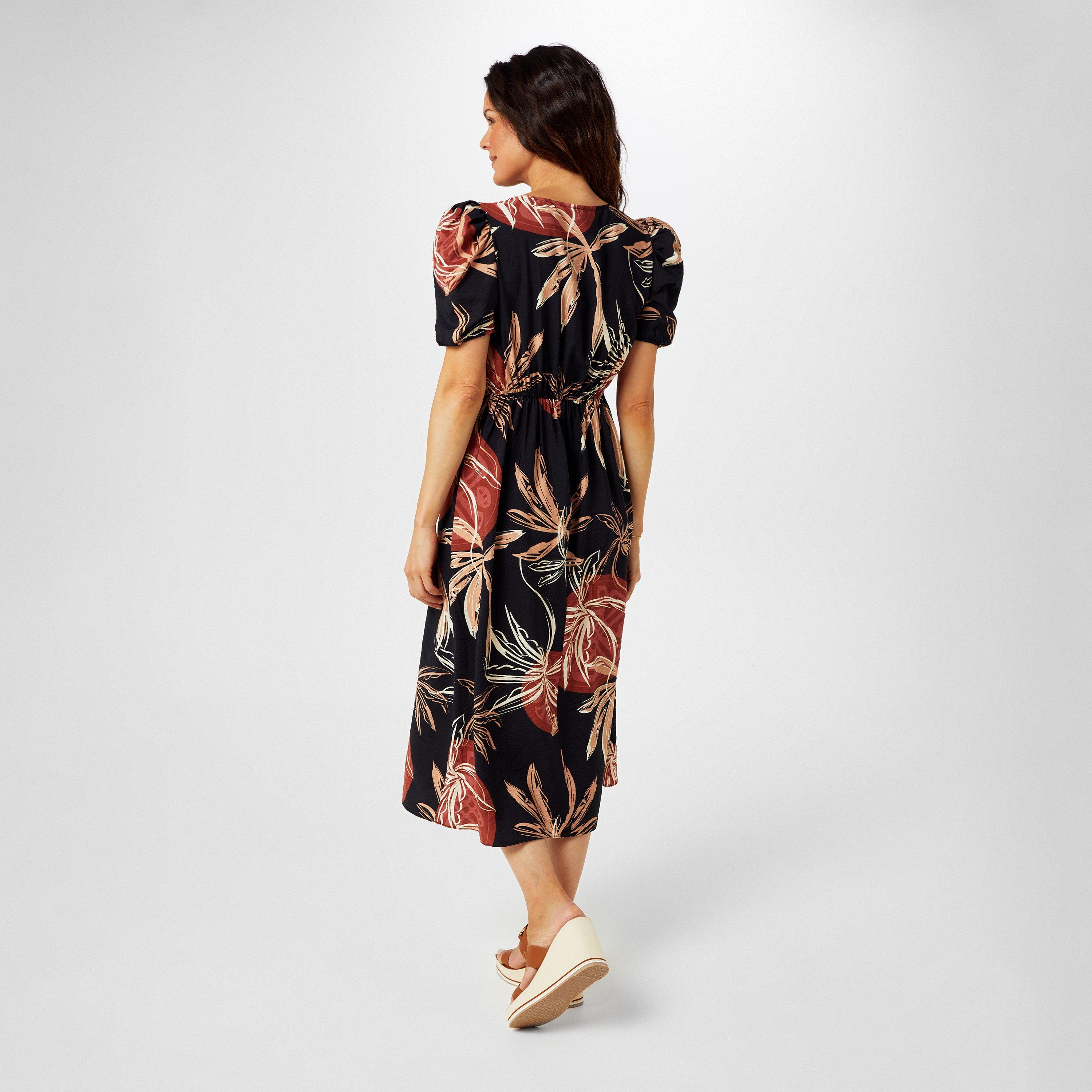 Sunset Print - Biba - Printed Tea Dress - 2