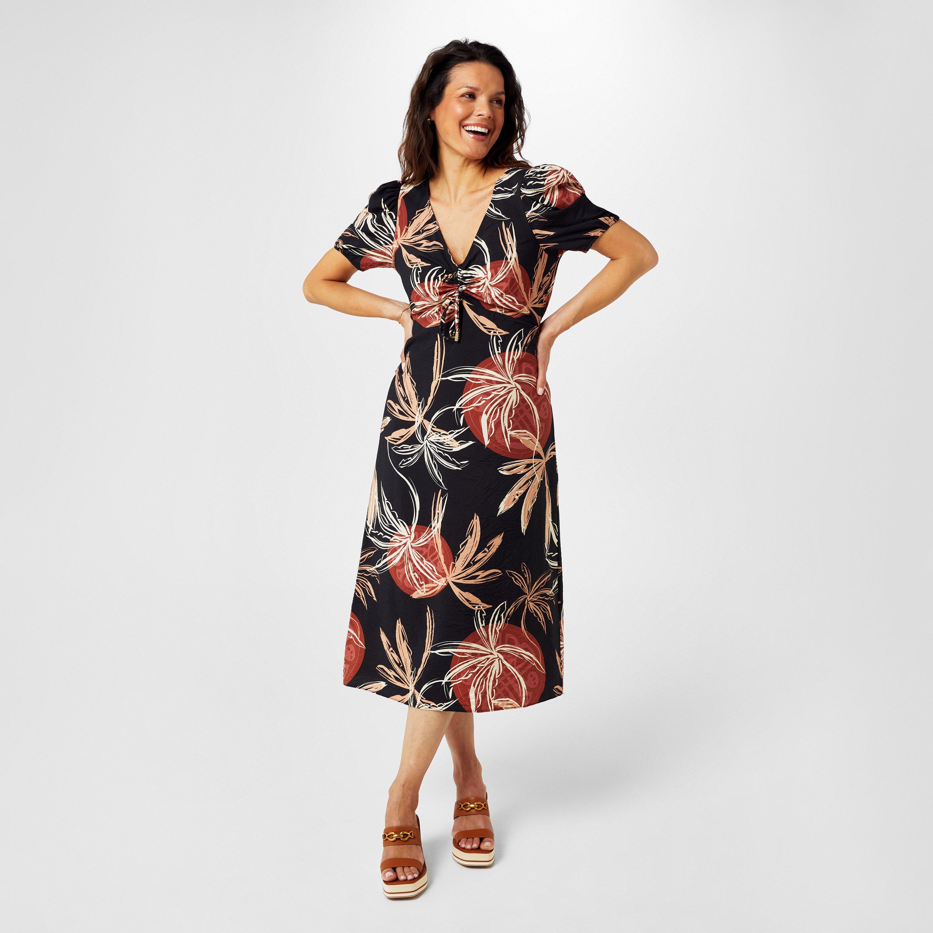 Sunset Print - Biba - Printed Tea Dress - 4