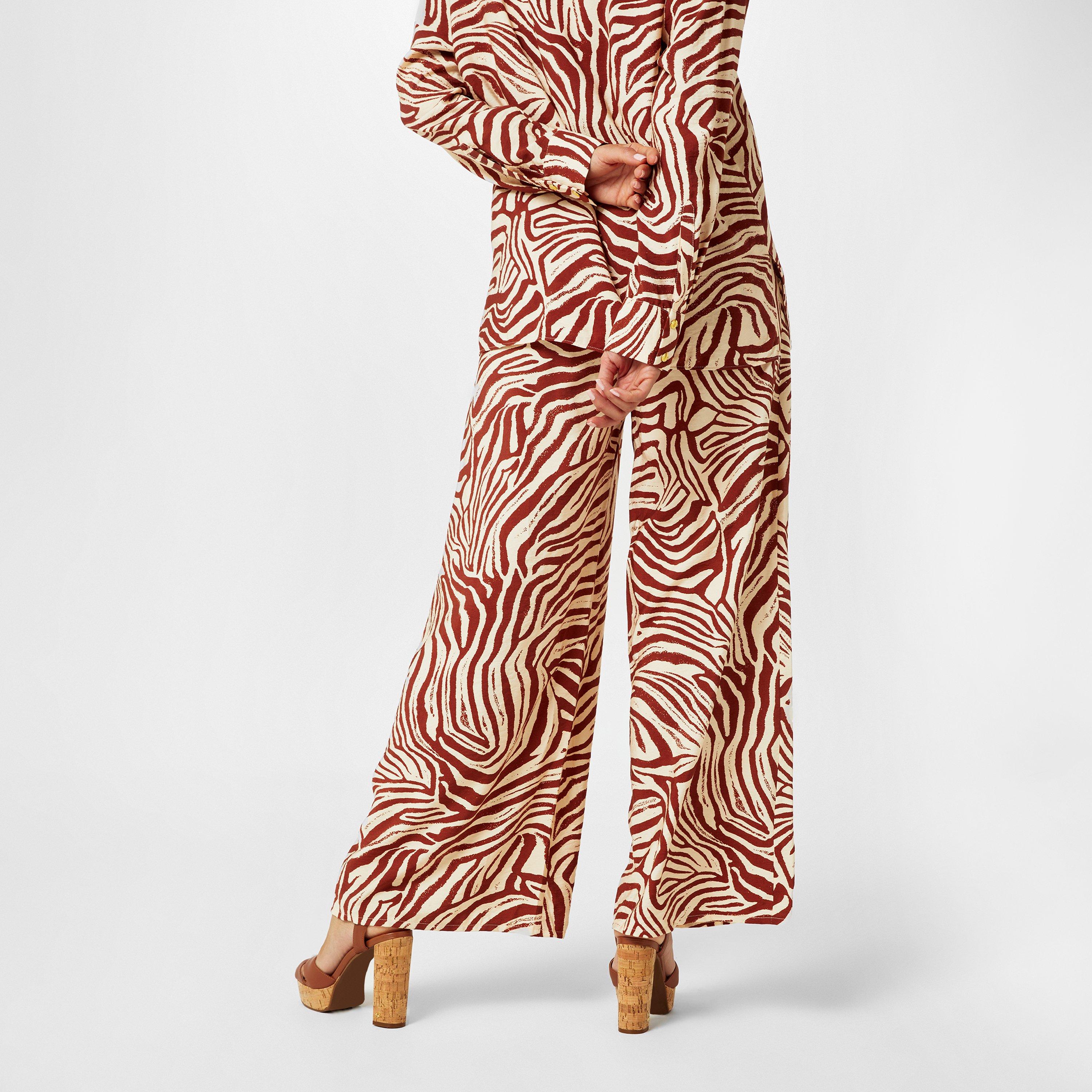 Zèbre brun - Biba - Biba Printed Trouser - 2