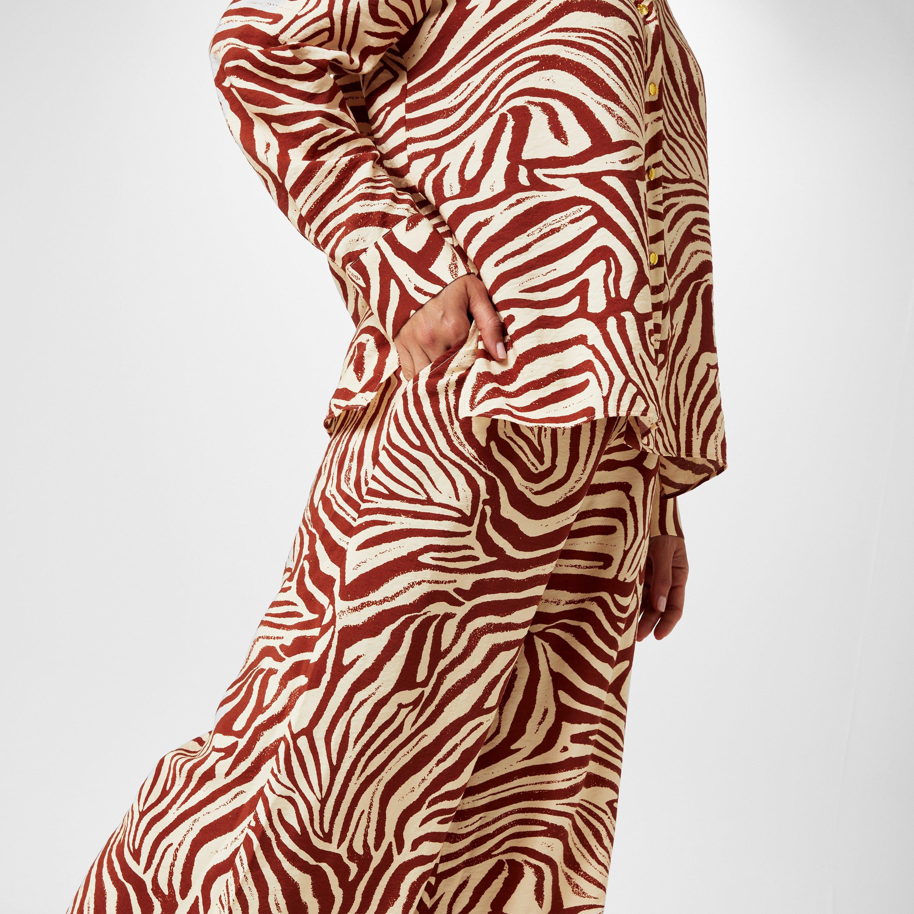 Zèbre brun - Biba - Biba Printed Trouser - 3