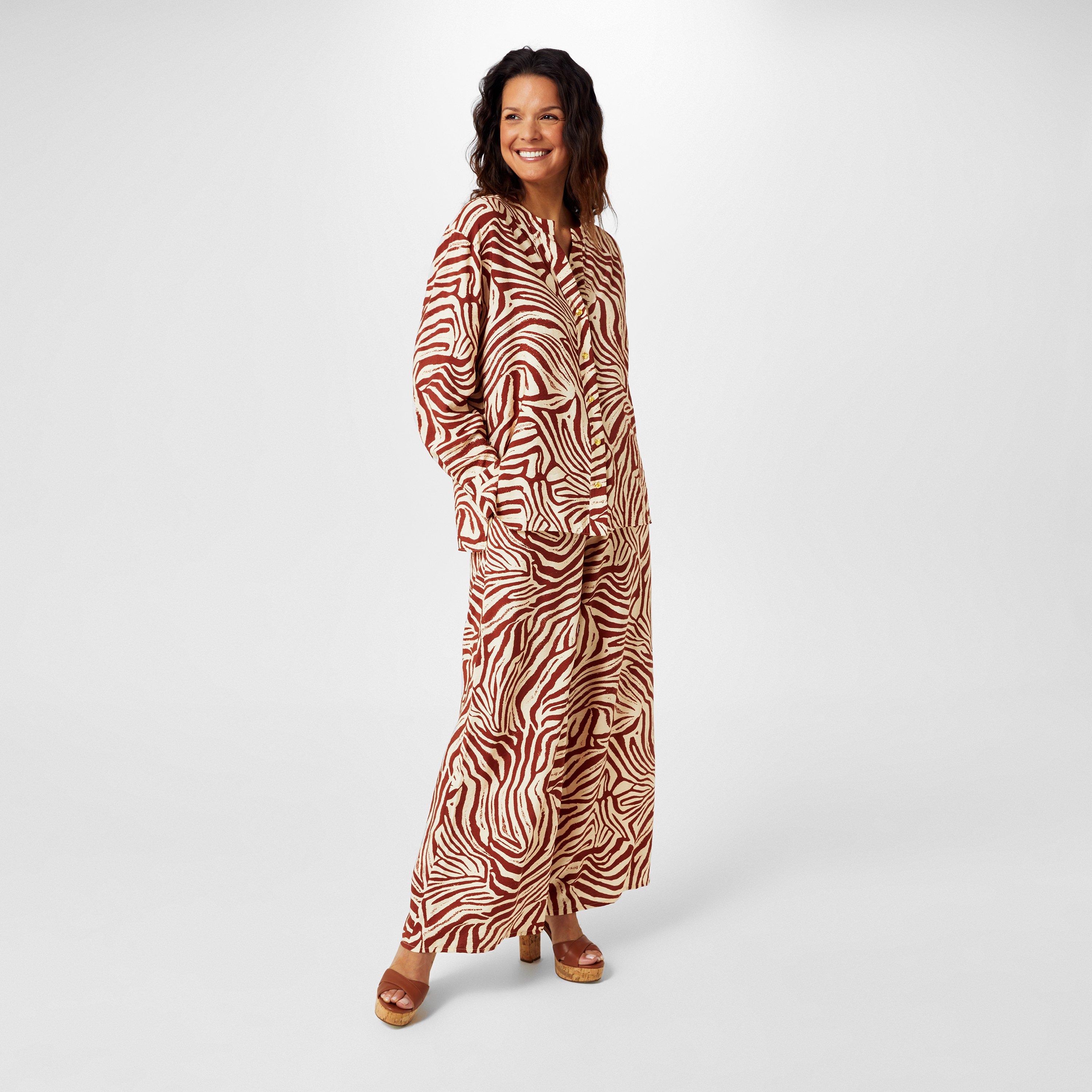 Zèbre brun - Biba - Biba Printed Trouser - 4