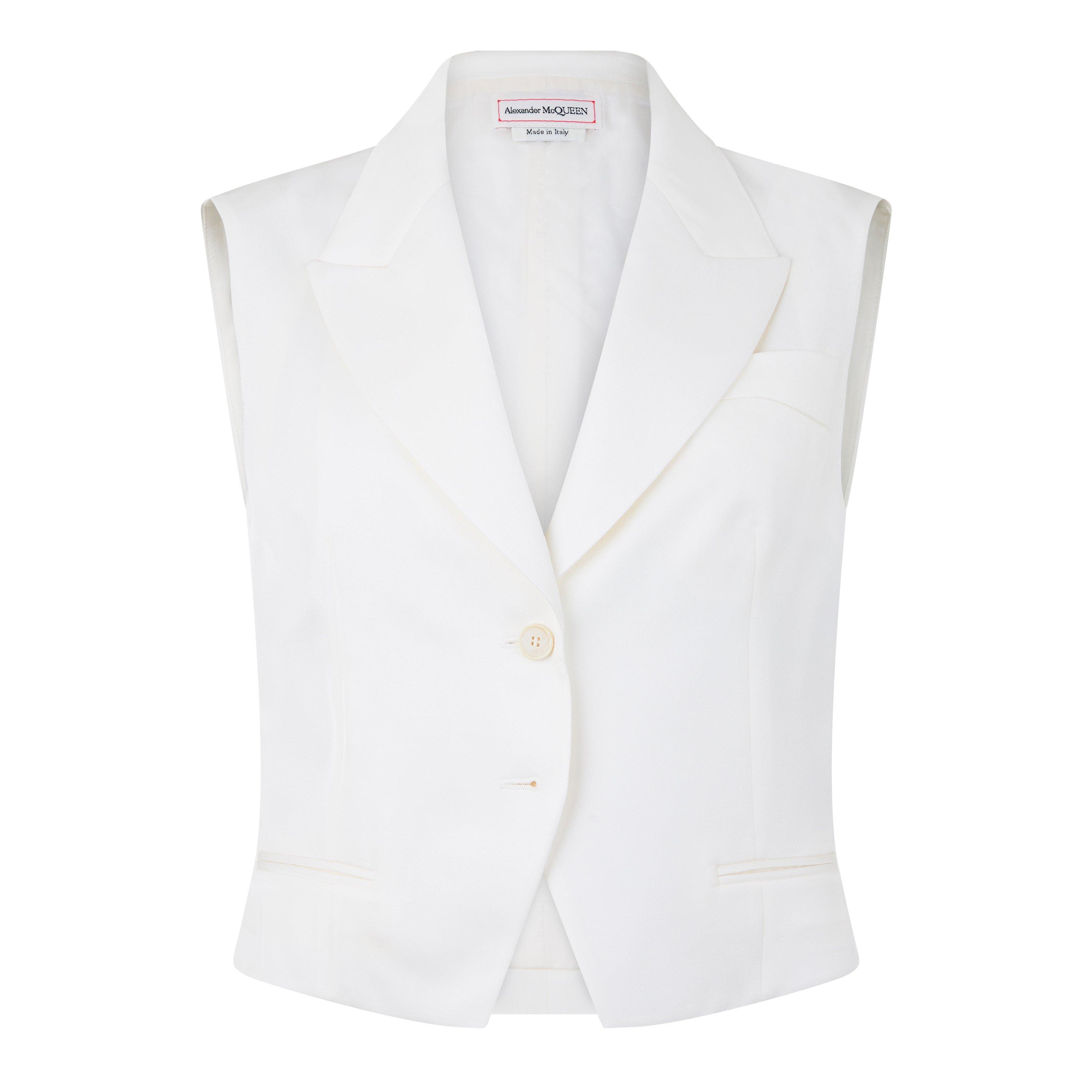 Ivory - Alexander McQueen - Women's Alex Tailored Waistcoat - 1