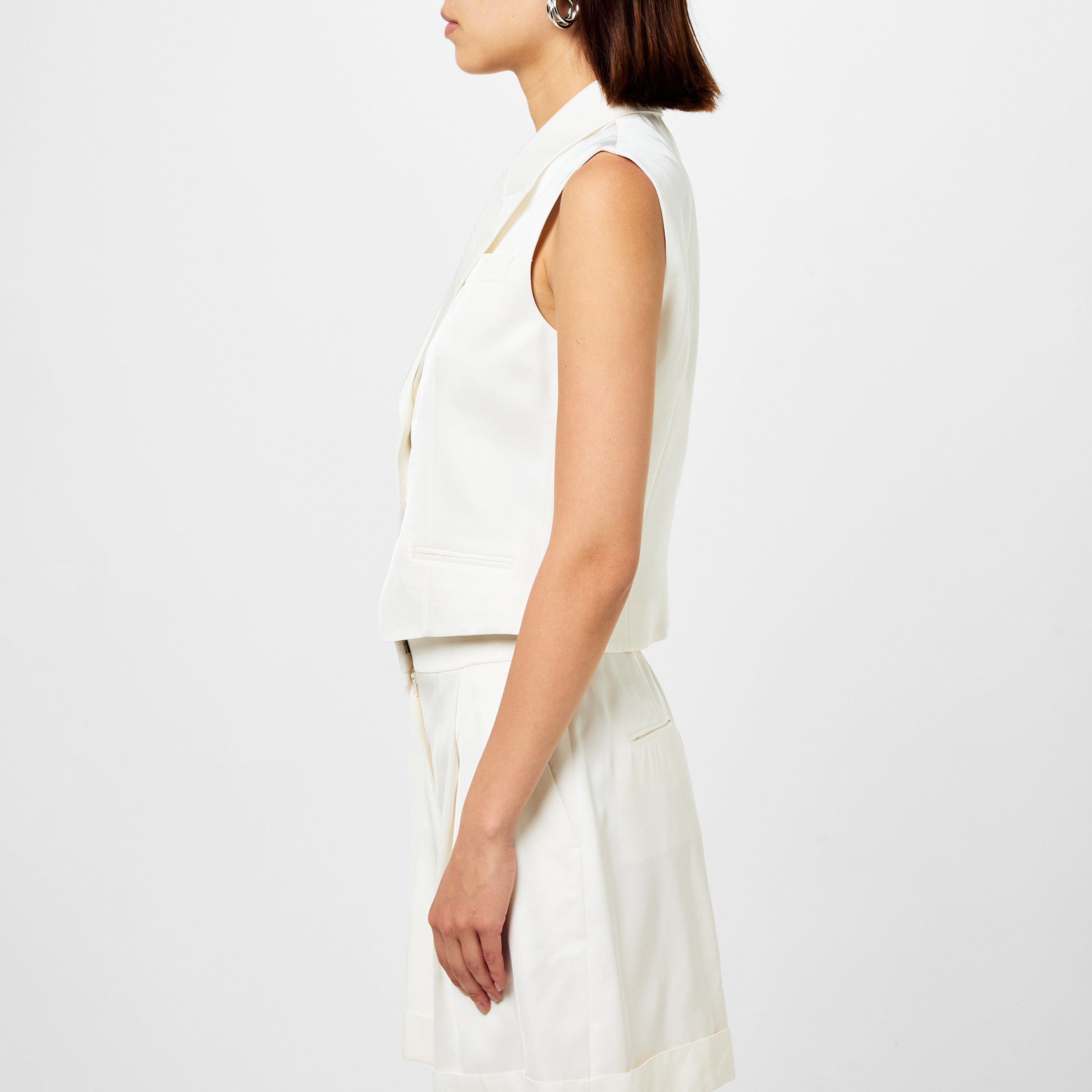 Ivory - Alexander McQueen - Women's Alex Waistcoat - 2