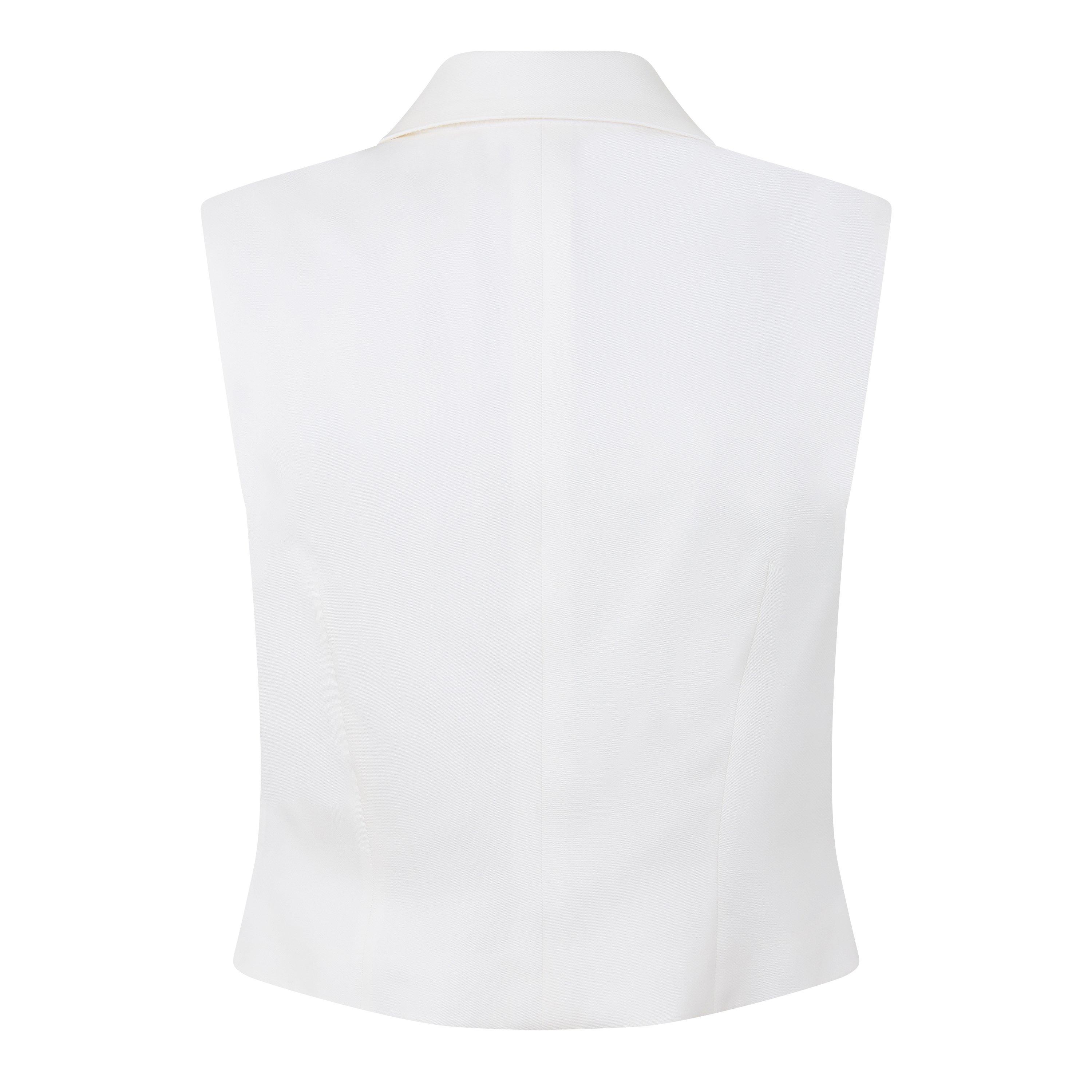 Ivory - Alexander McQueen - Women's Alex Waistcoat - 6