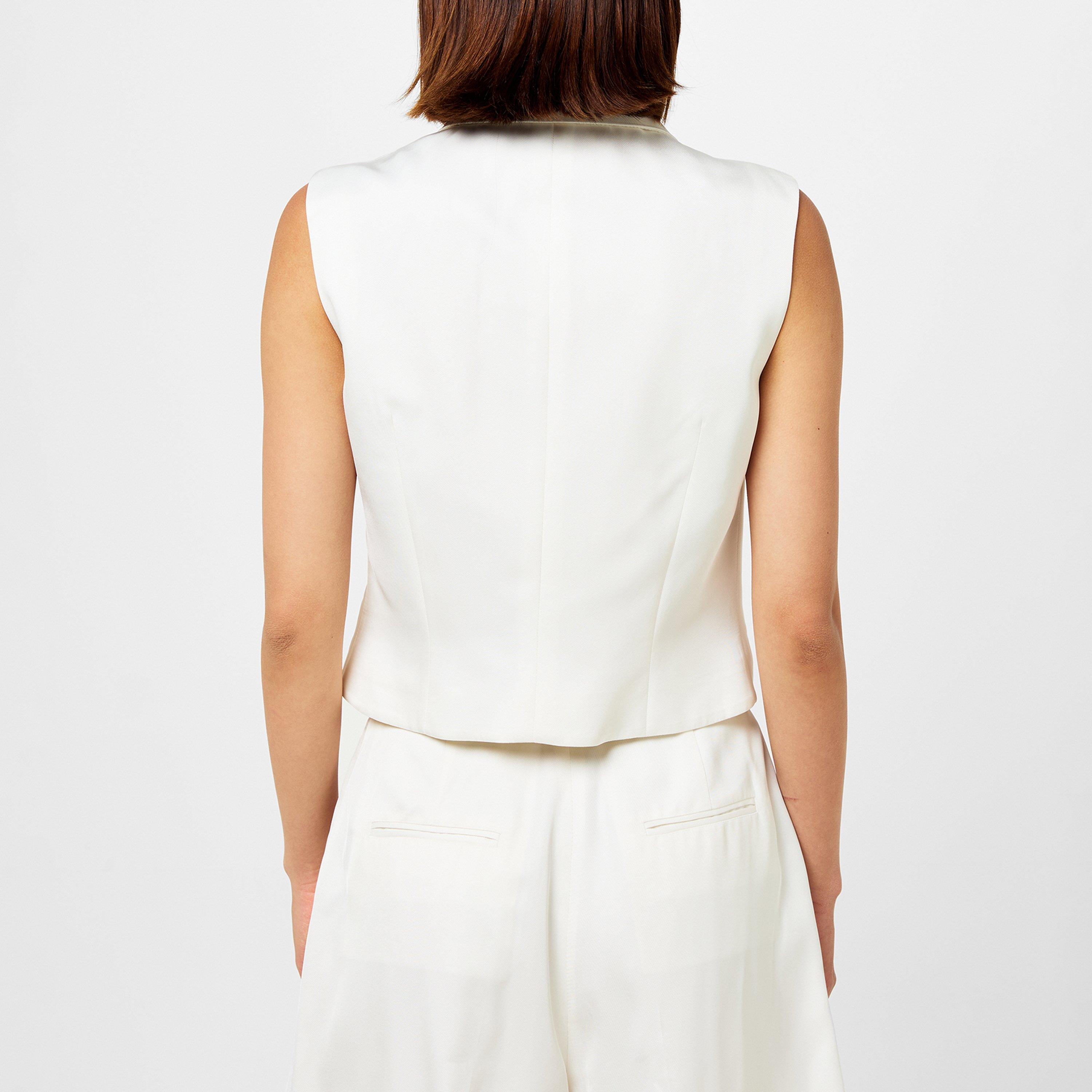 Ivory - Alexander McQueen - Women's Alex Waistcoat - 3