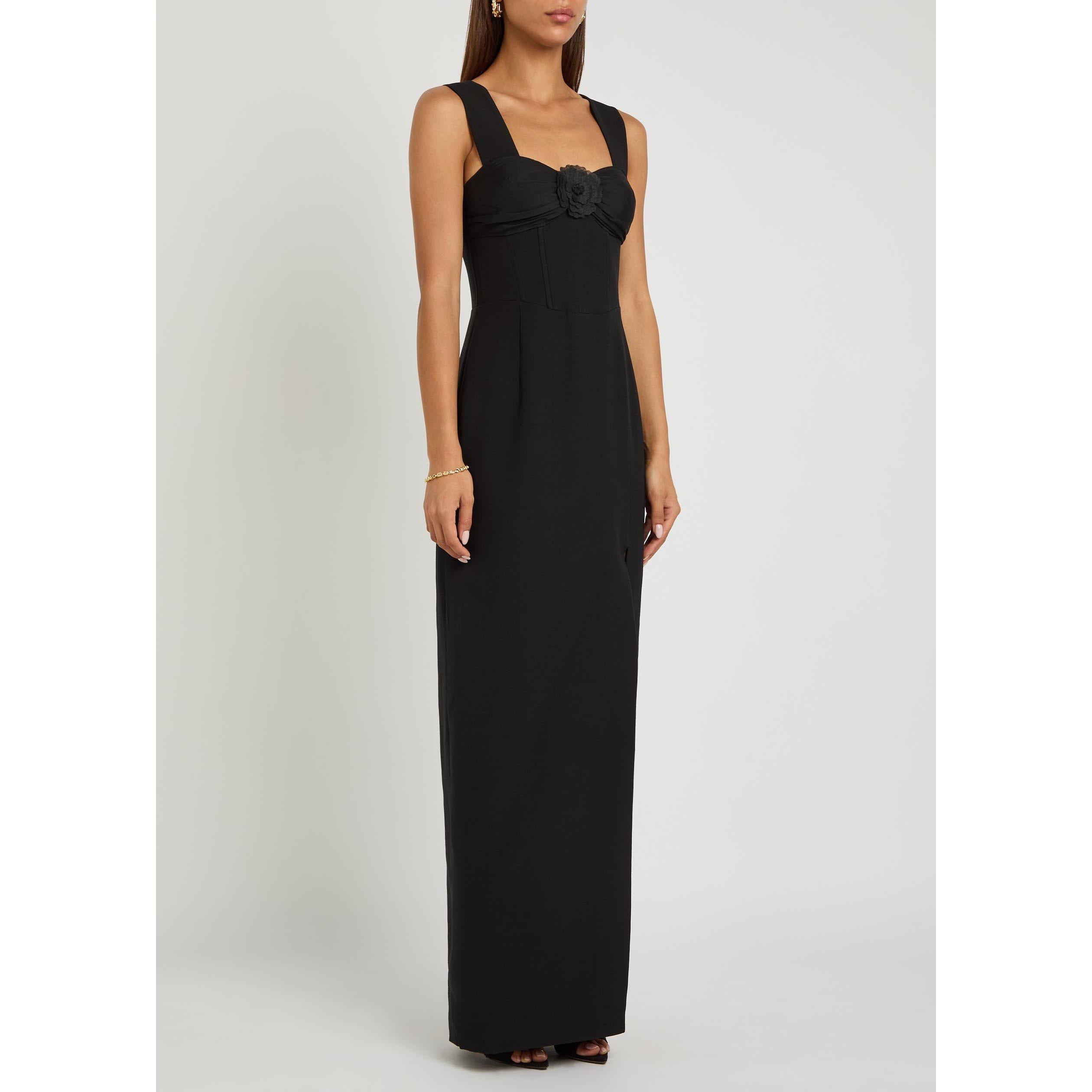 BLACK - Patrick McDowell - KATHLEEN CORSET DRESS WITH EMB - 2