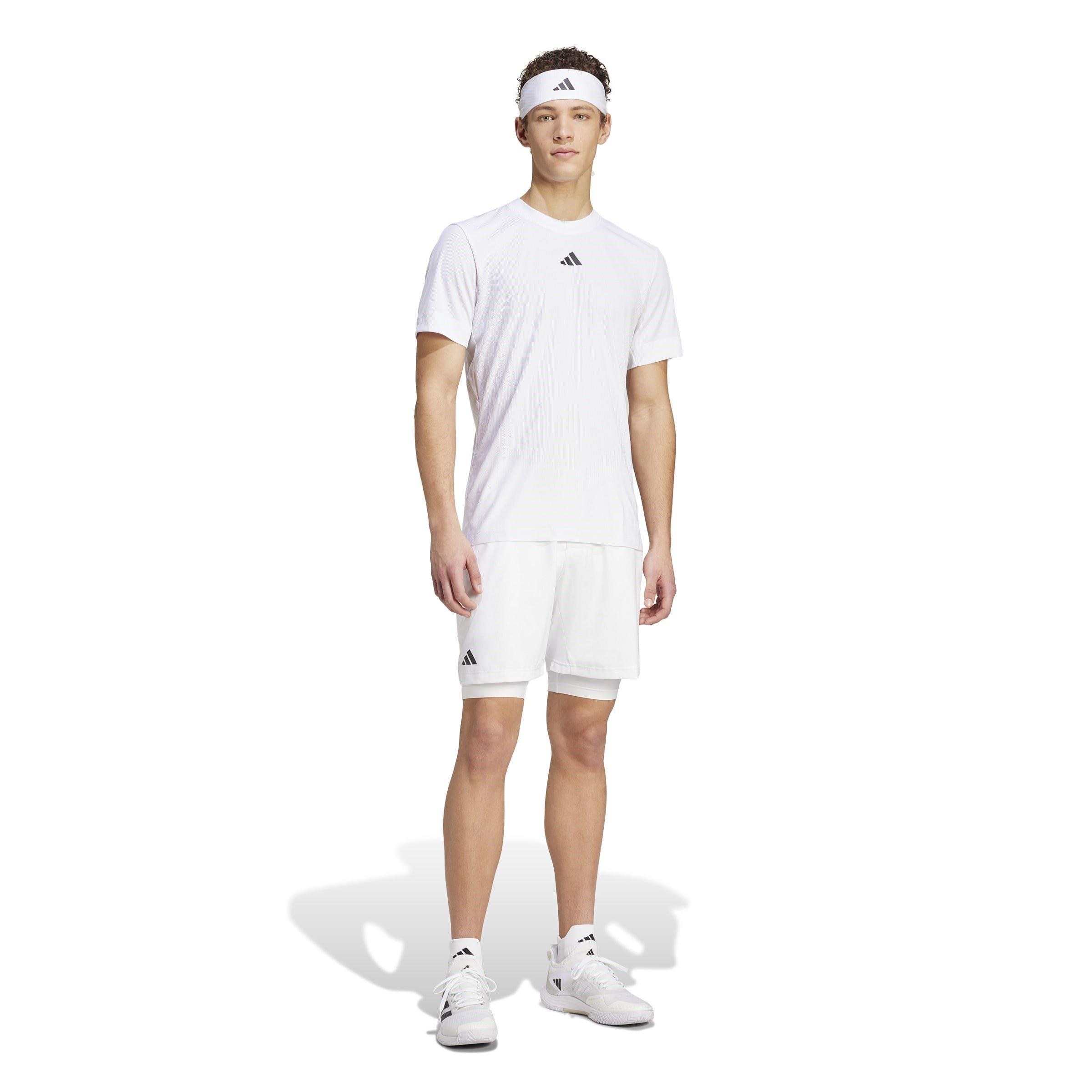 Bianco - adidas - Airchill Tennis Tee Pro - 7