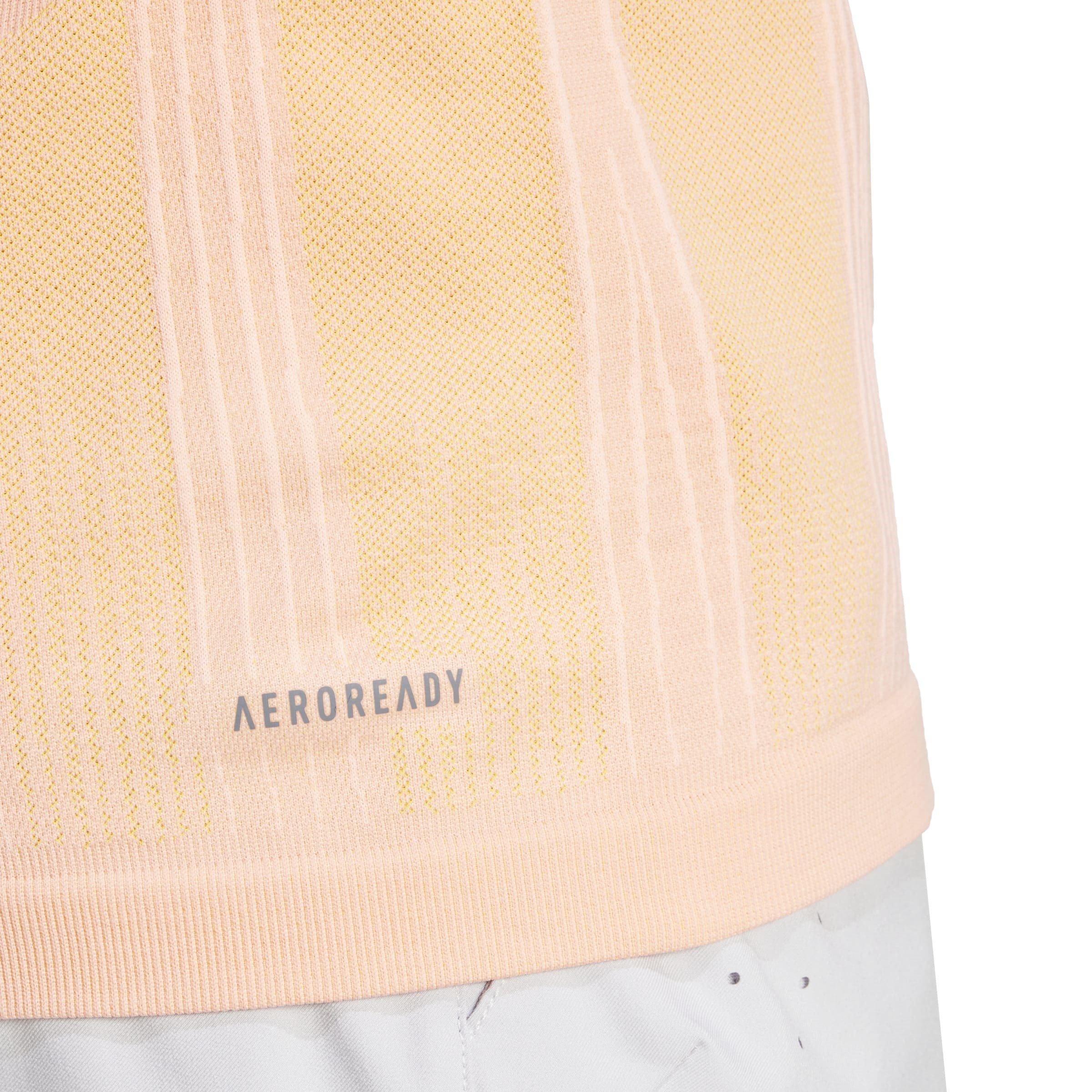 Semi Pink Spark - adidas - Seamless Tennis Tee Pro - 6