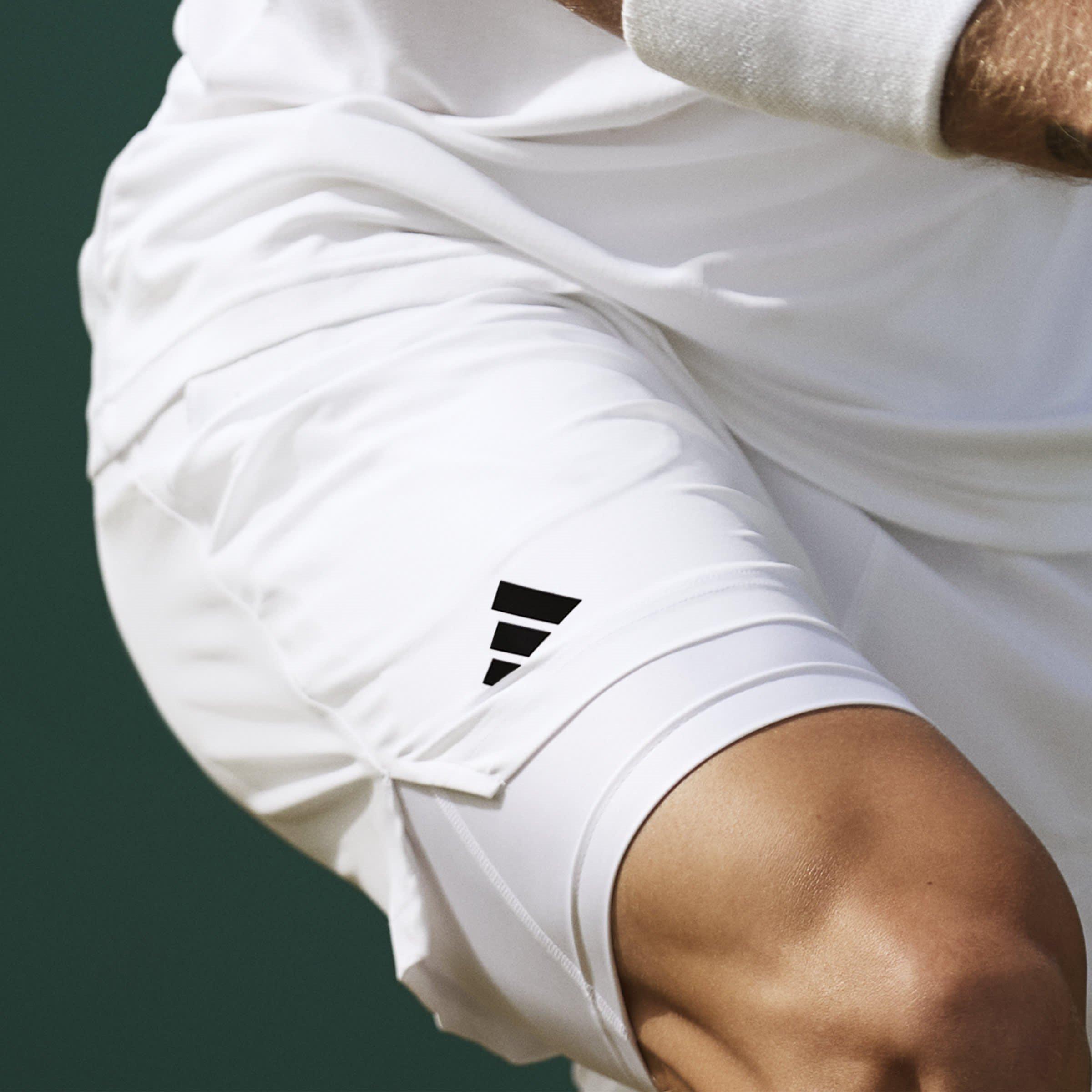 Blanco - adidas - Tennis Pro AEROREADY Shorts and Inner Shorts Set Mens - 9