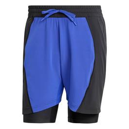 adidas Tennis Shorts and Inner Shorts Set Mens