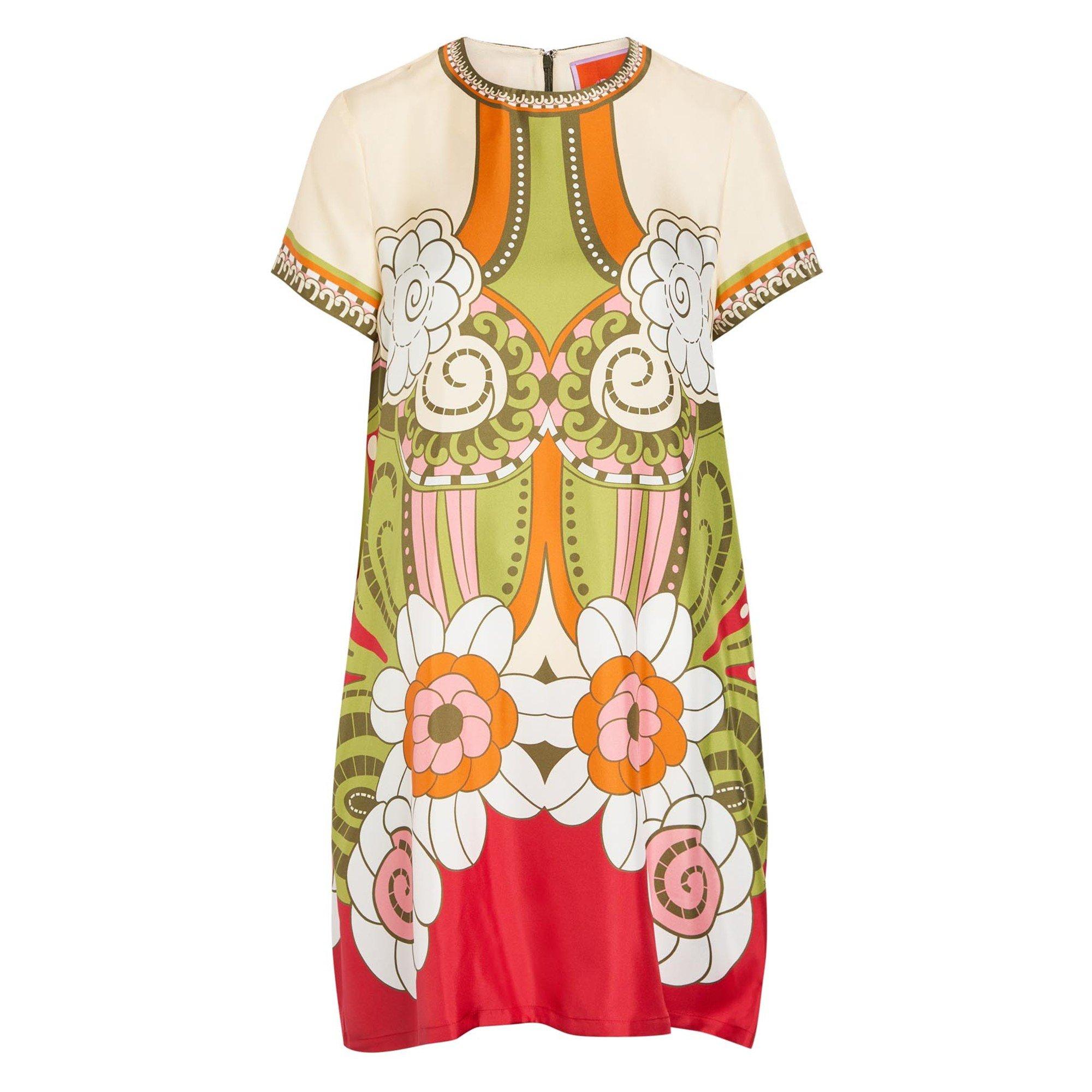 MULTICOLOURED - La DoubleJ - MINI SWING DRESS (PLACÉE) - 1