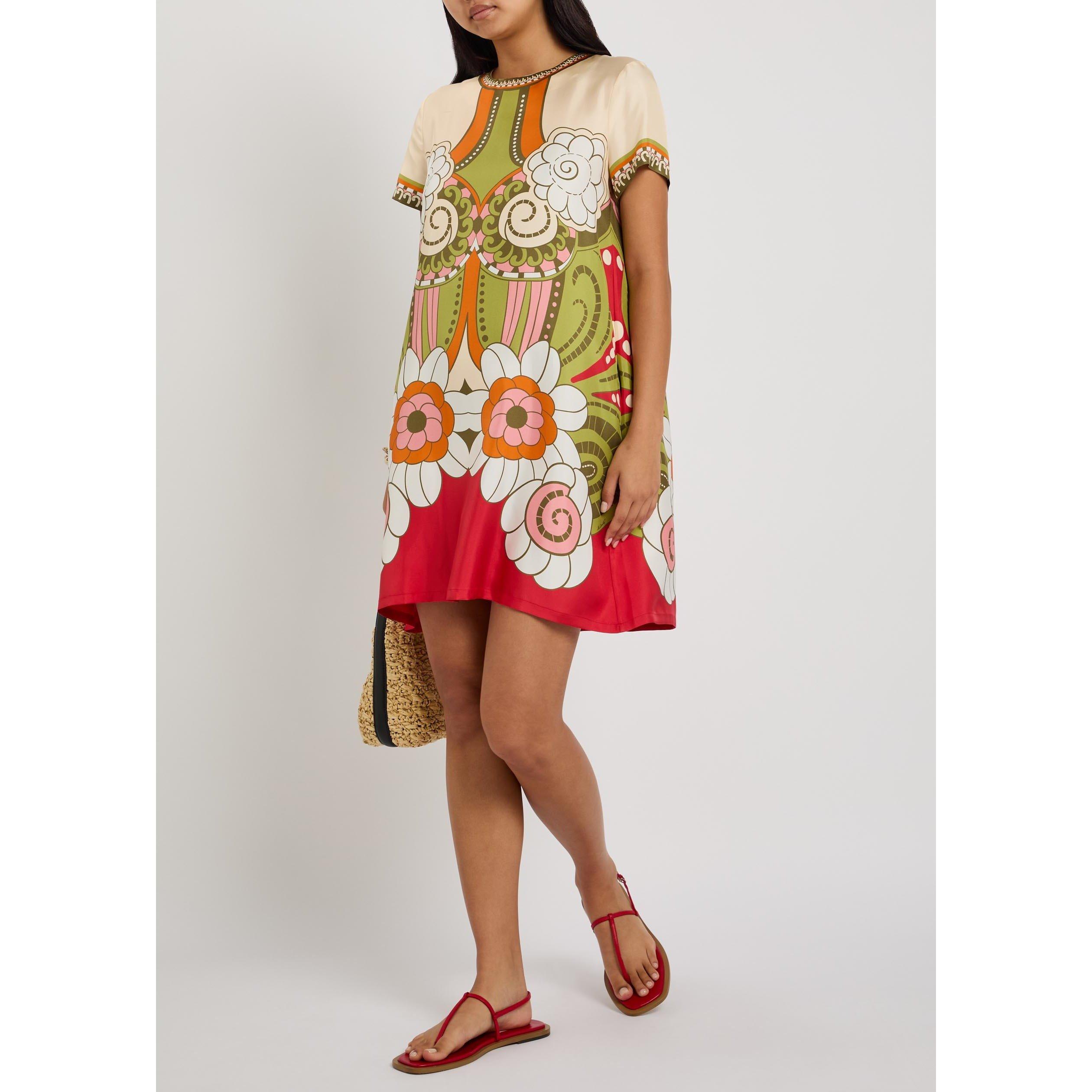 MULTICOLOURED - La DoubleJ - MINI SWING DRESS (PLACÉE) - 5