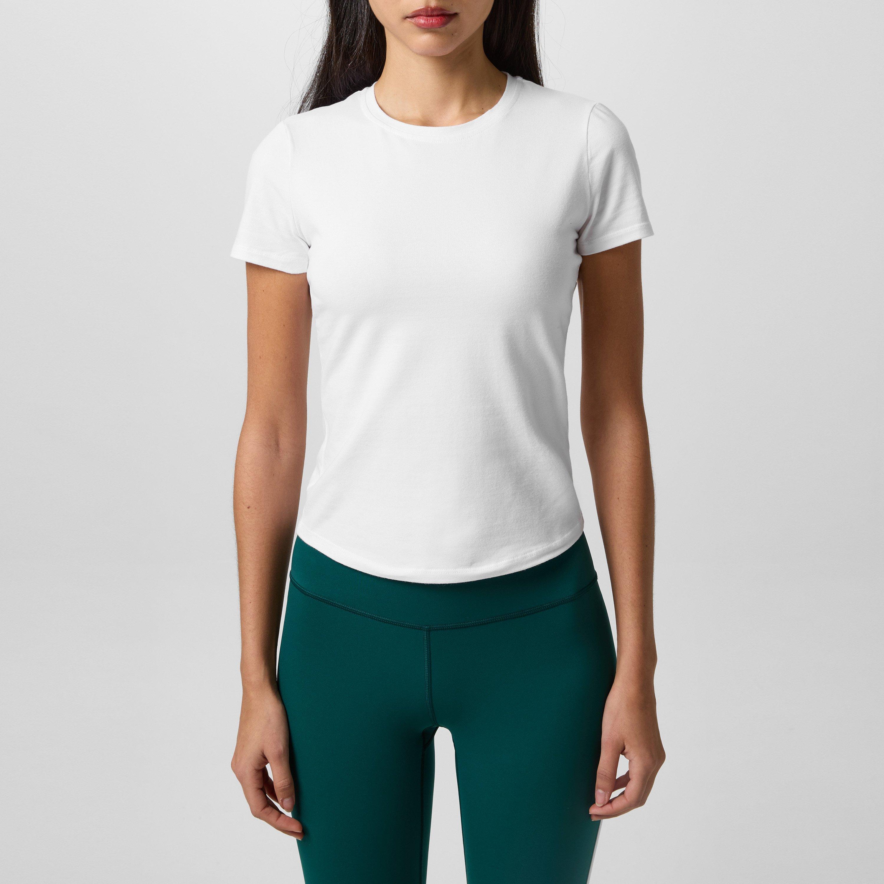 Sweaty Betty Women's Essential Sculpt Short Sleeve Top - White - 14 (L)