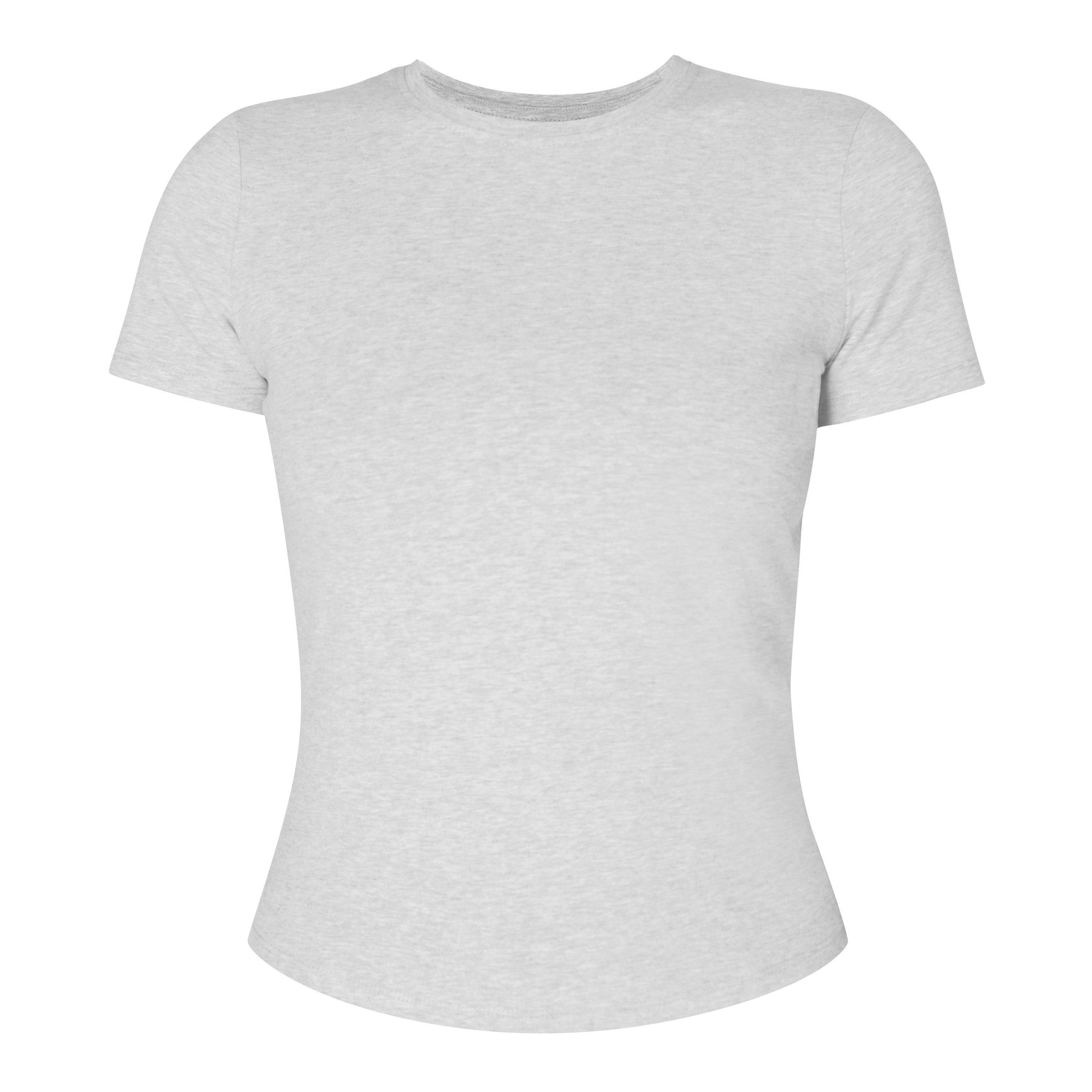 light grey marl - Sweaty Betty - Essential Sculpt Short Sleeve Top - 5