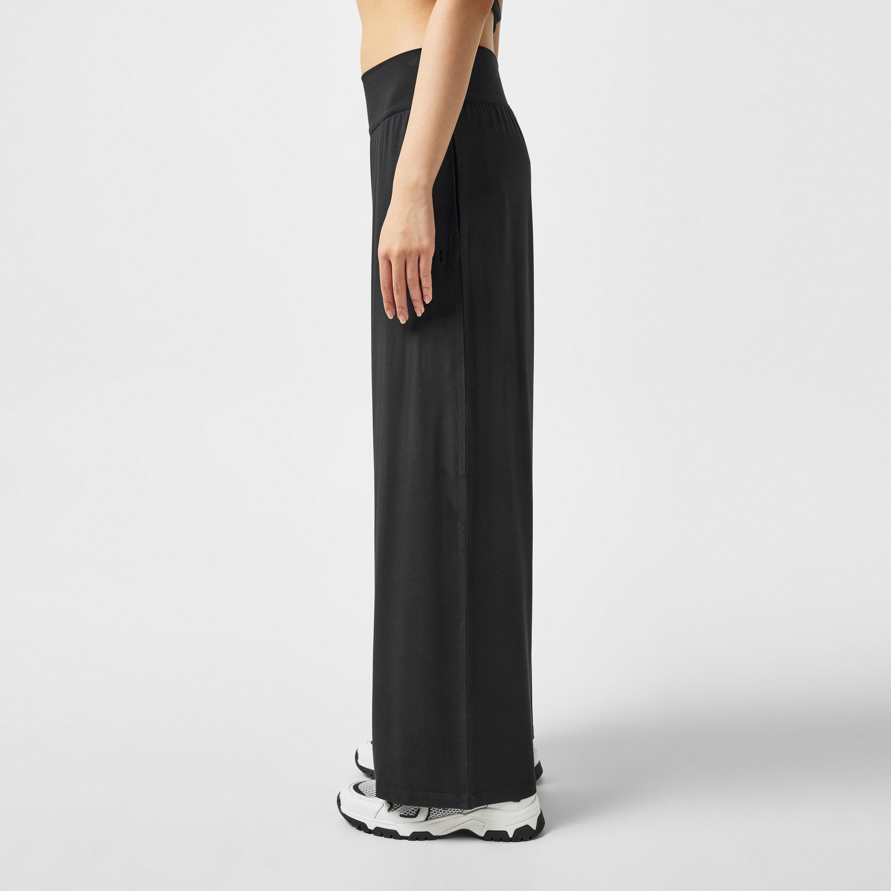 Black - Sweaty Betty - Modal Wide Leg Trousers - 2