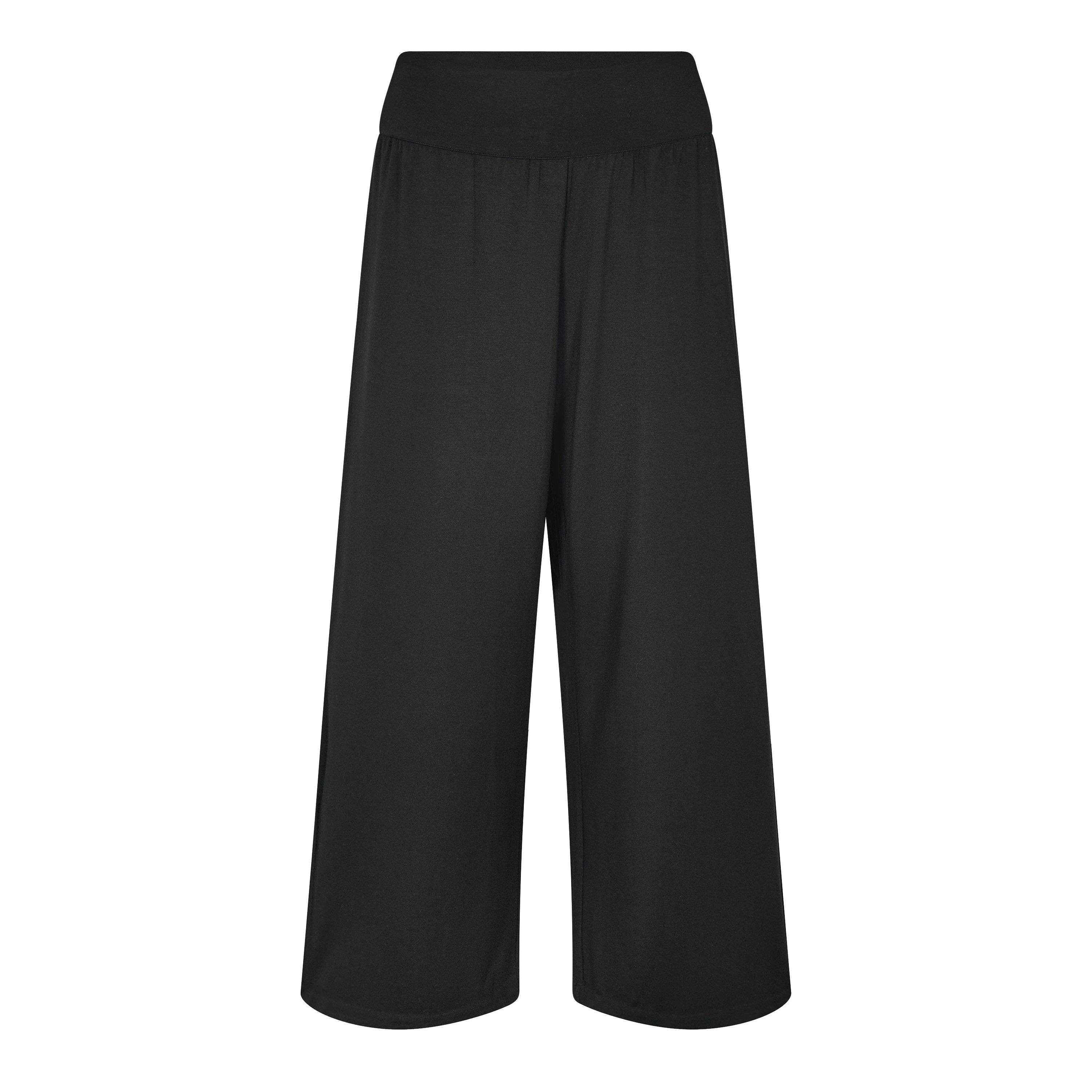 Black - Sweaty Betty - Modal Wide Leg Trousers - 5