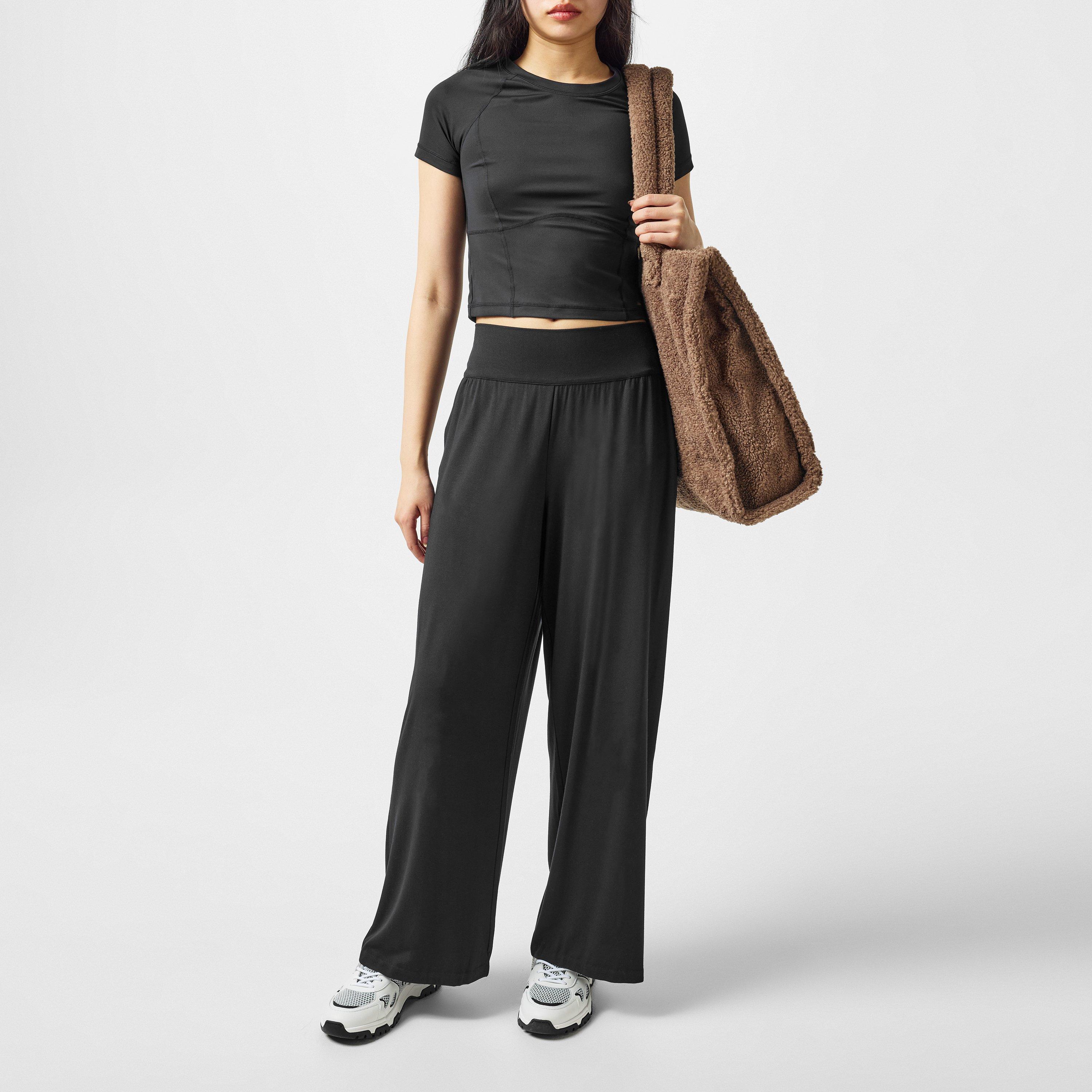 Black - Sweaty Betty - Modal Wide Leg Trousers - 4