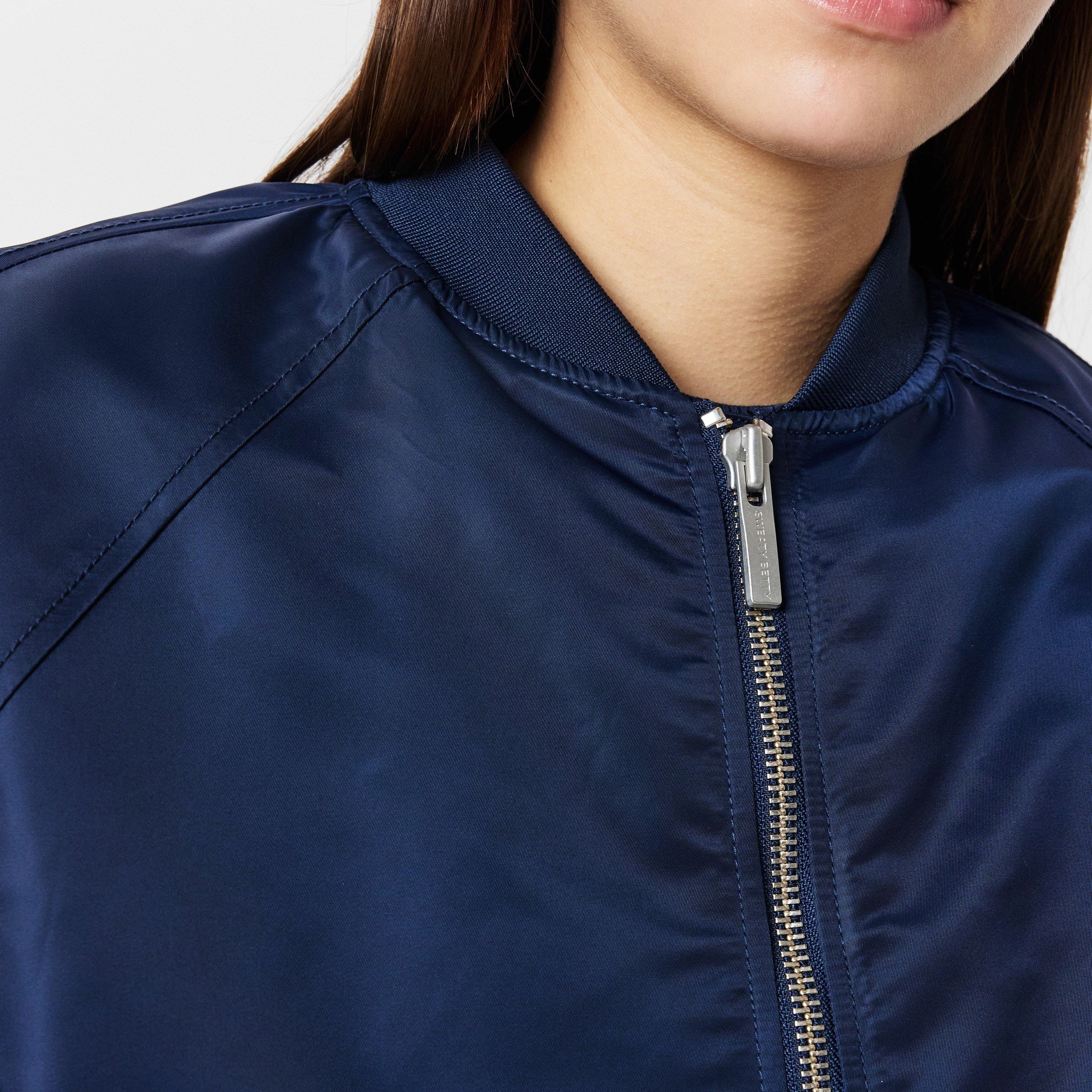 navy blue - Sweaty Betty - Women's Bomber Jacket - 4