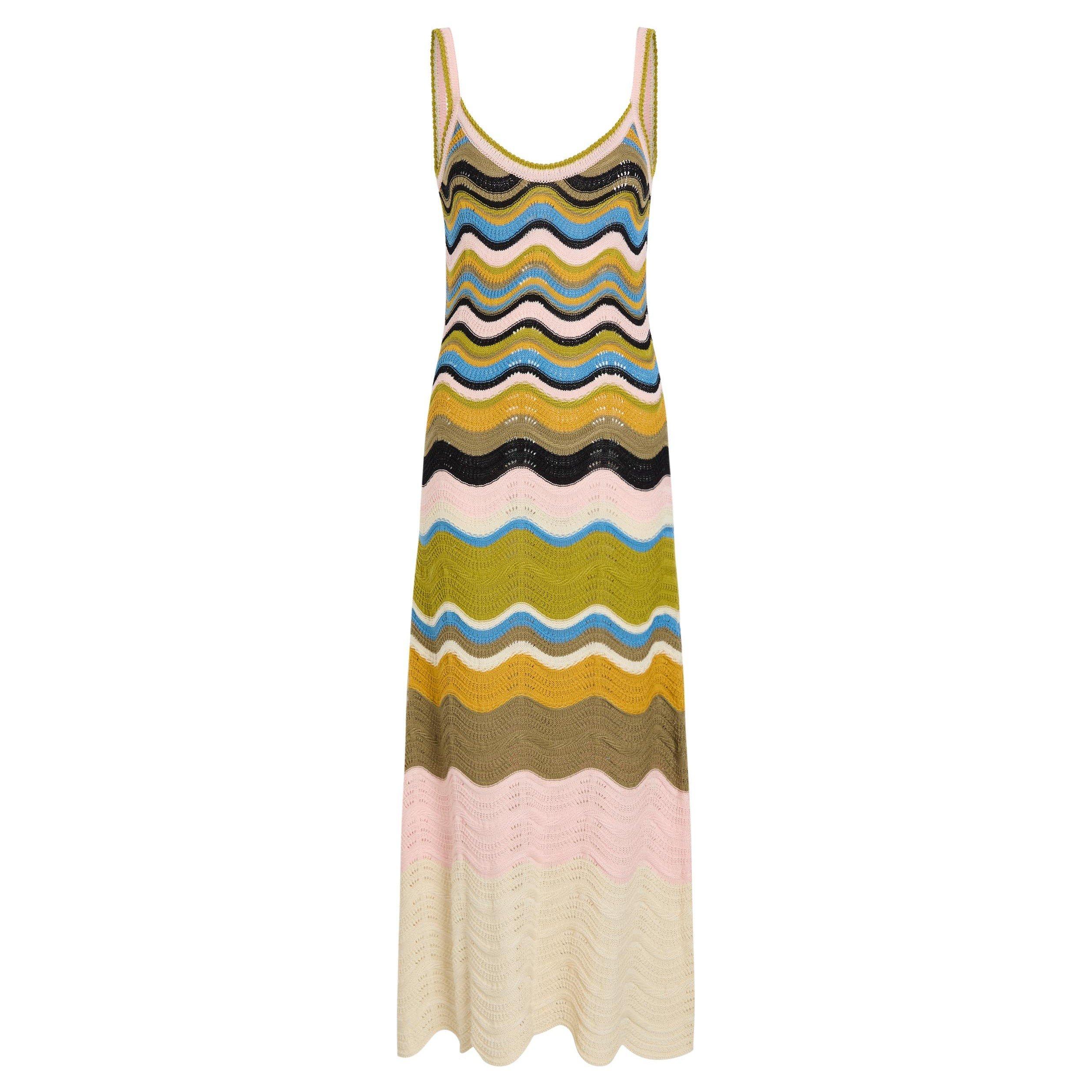MULTICOLOURED - La DoubleJ - LD CHEVRON SUNDRESS
