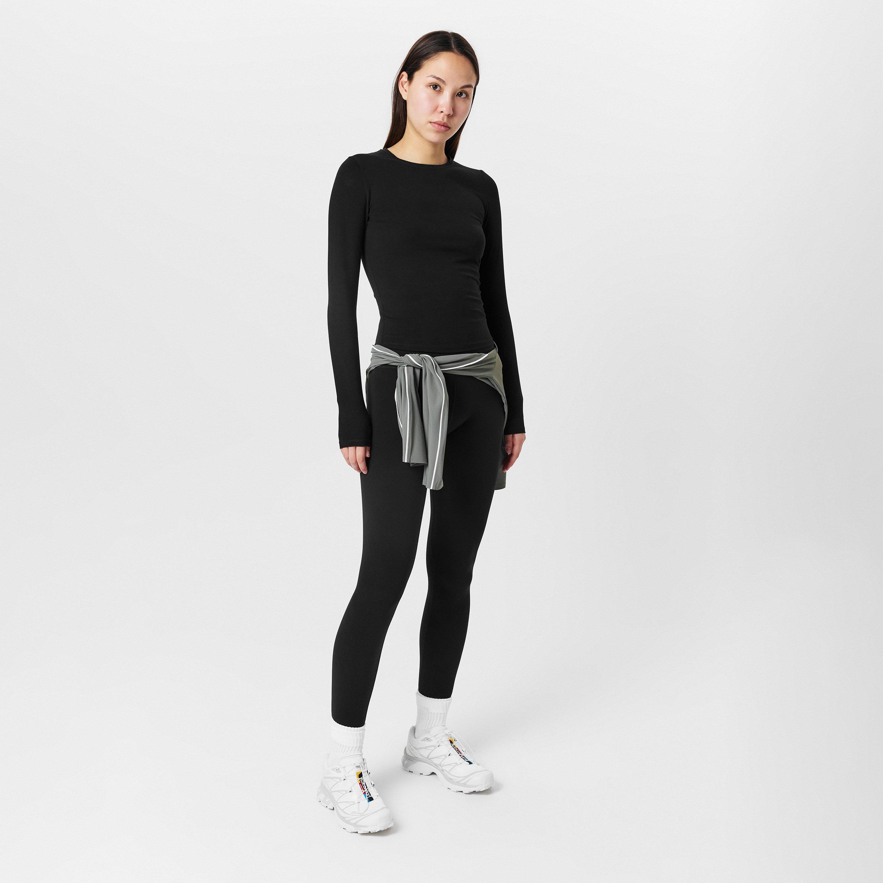 black - Sweaty Betty - Women's Essential Long-Sleeve T-Shirt - 5