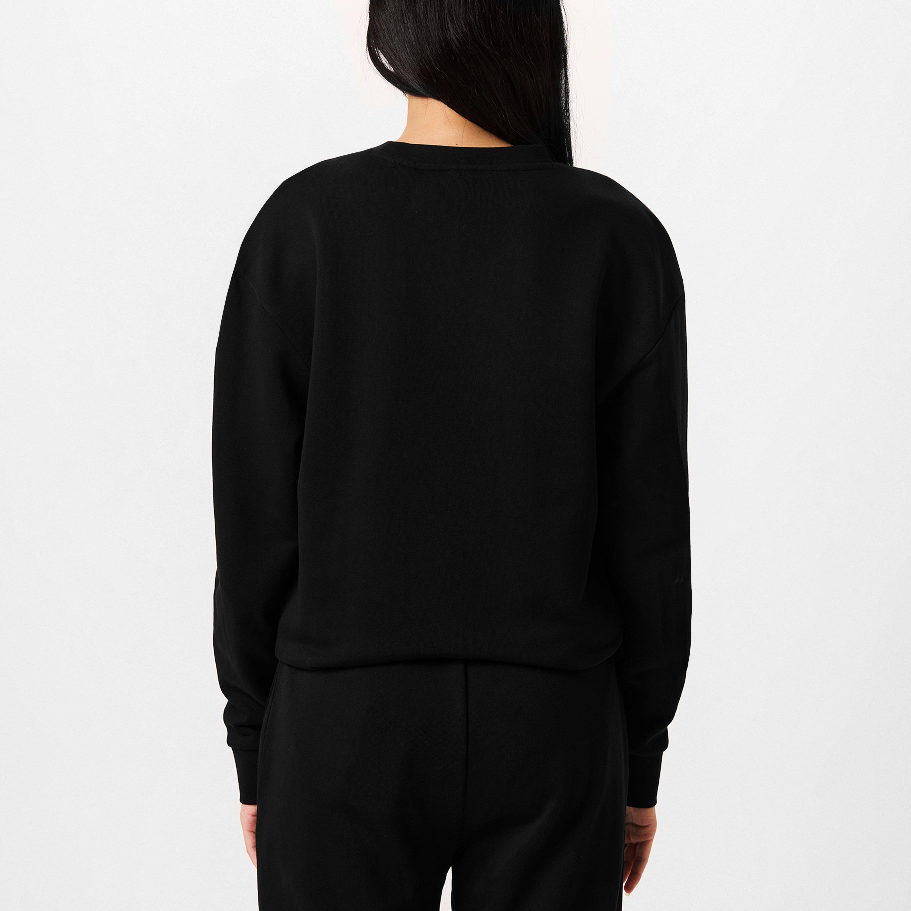 Black - Hugo - Diamante Easy Crew Sweater - 3