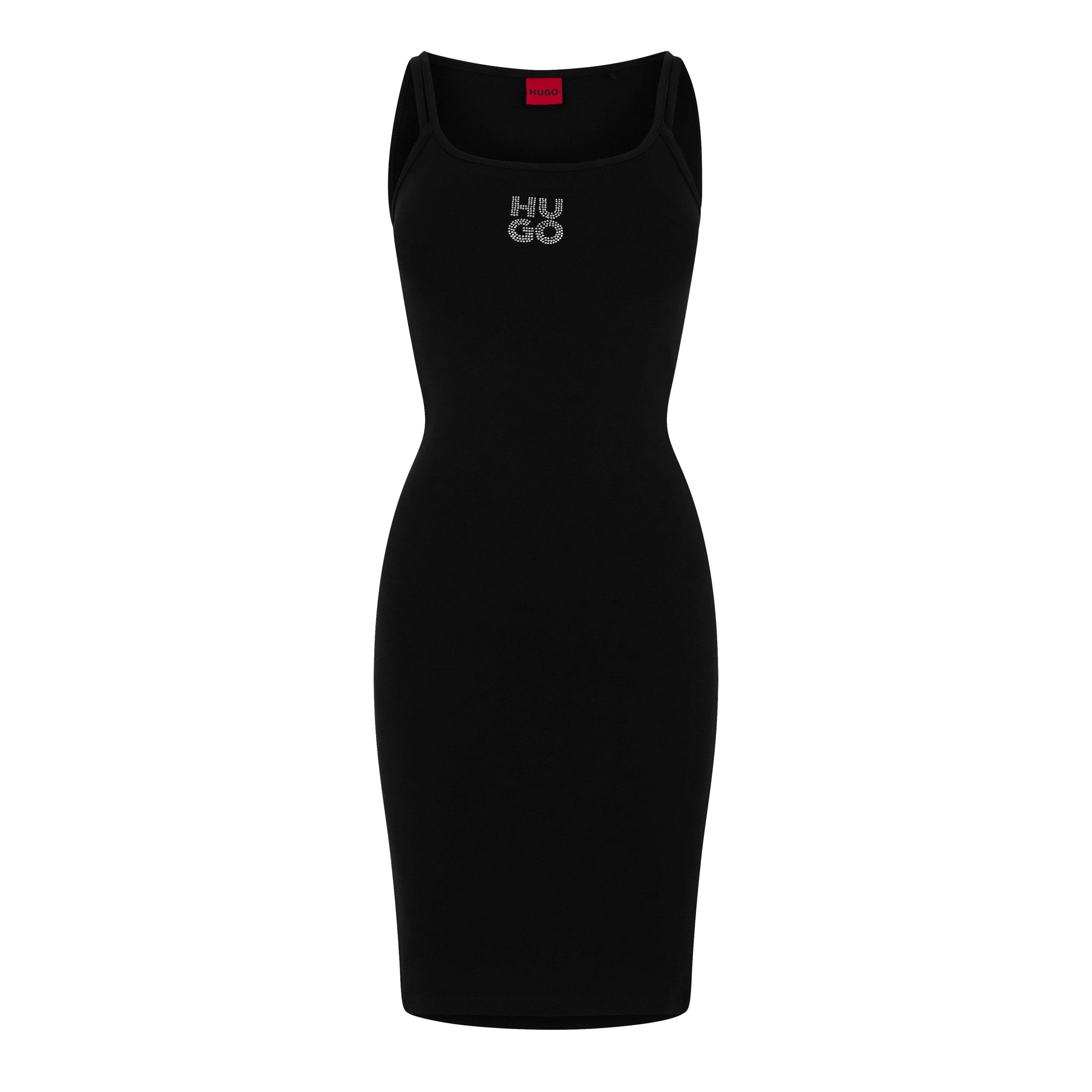 Black - Hugo - Neamea Diamante Dress - 7