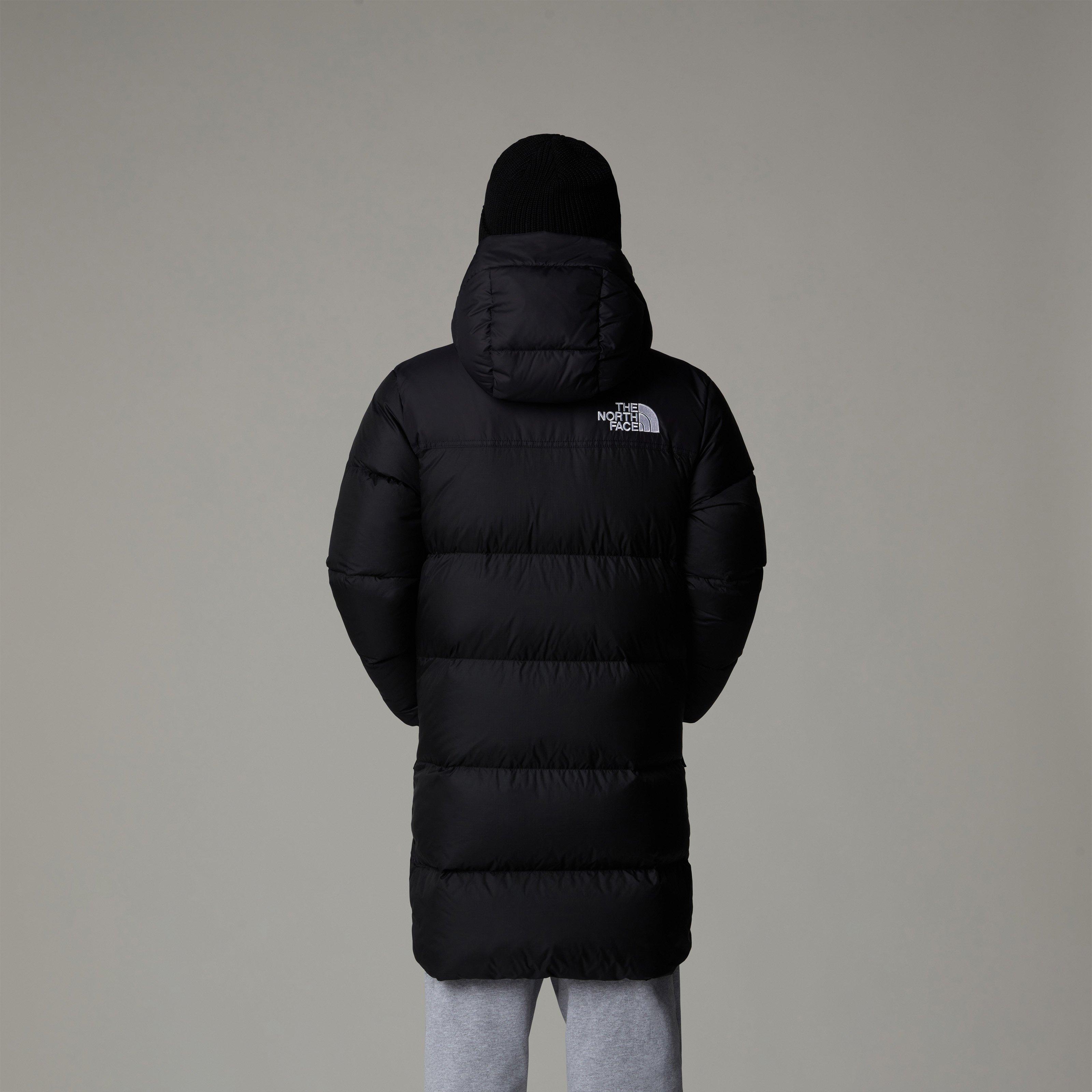 TNF Black JK3 - The North Face - Kids' Nuptse Long Parka Down Hooded Short Puffer Jacket - 3