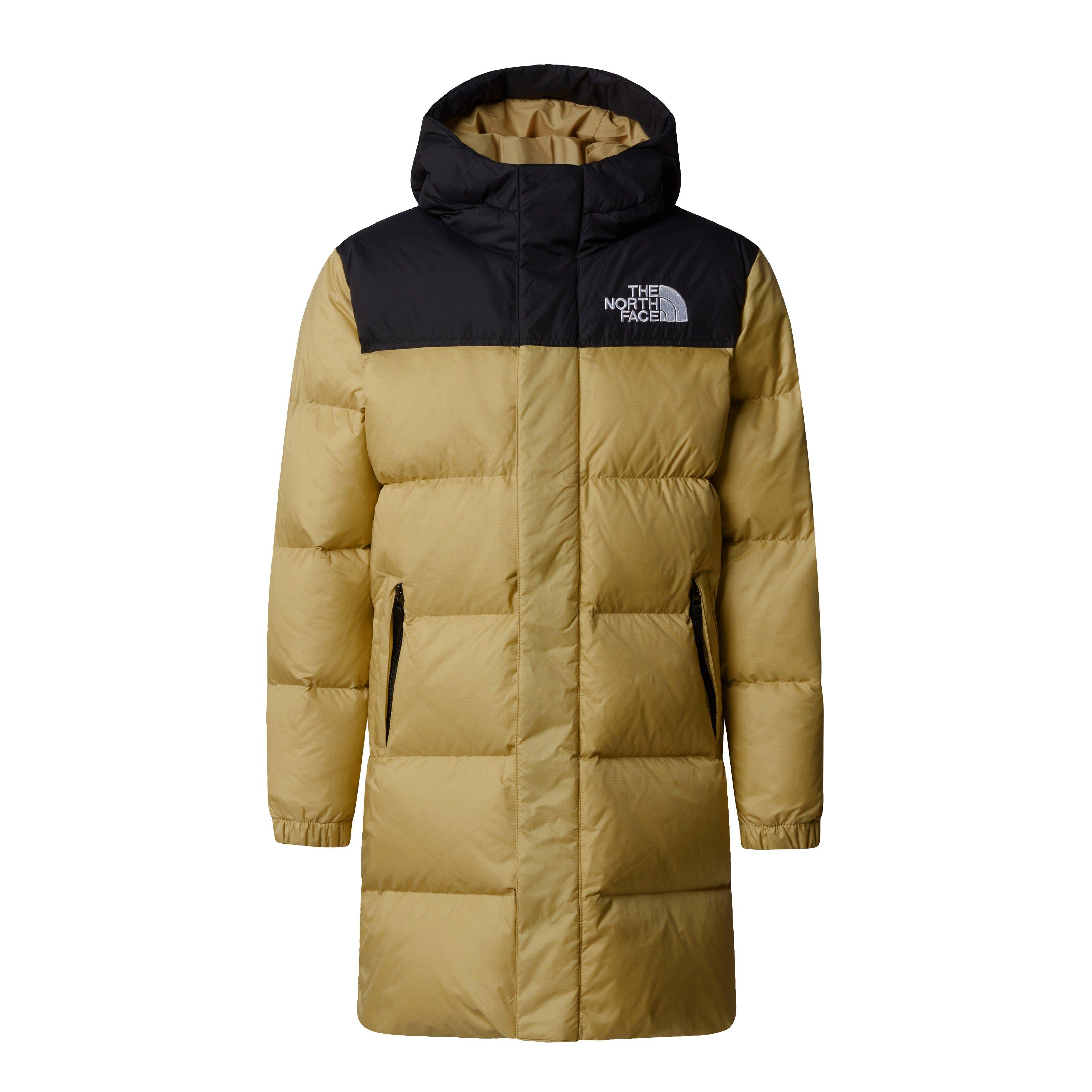 Khaki Stone LK5 - The North Face - Kids' Nuptse Long Parka Down Hooded Short Puffer Jacket - 6